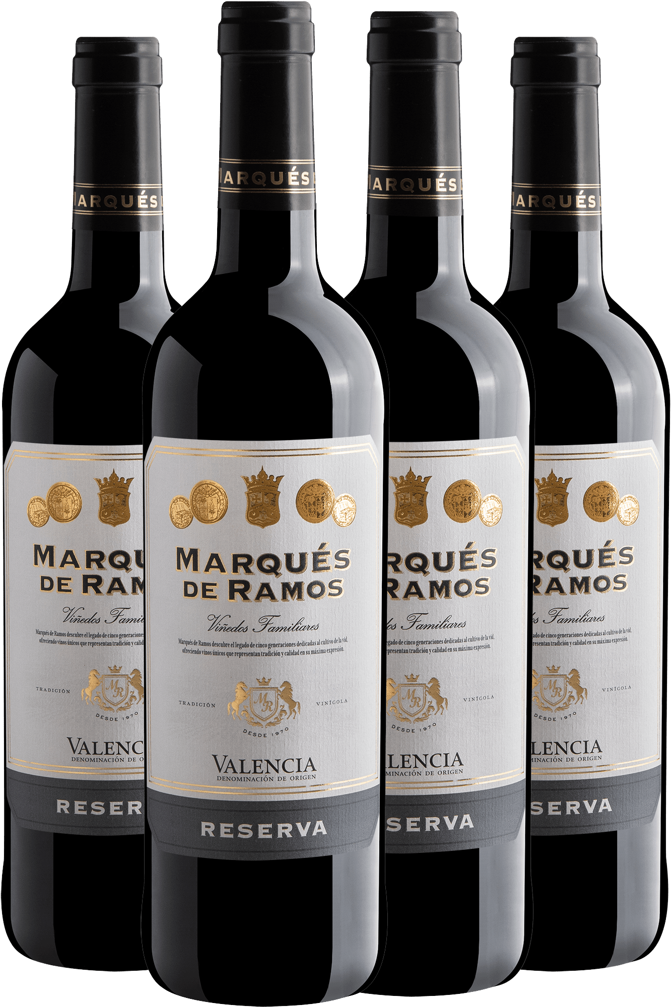 Kit 4 Marqués de Ramos Reserva Valencia D.O.