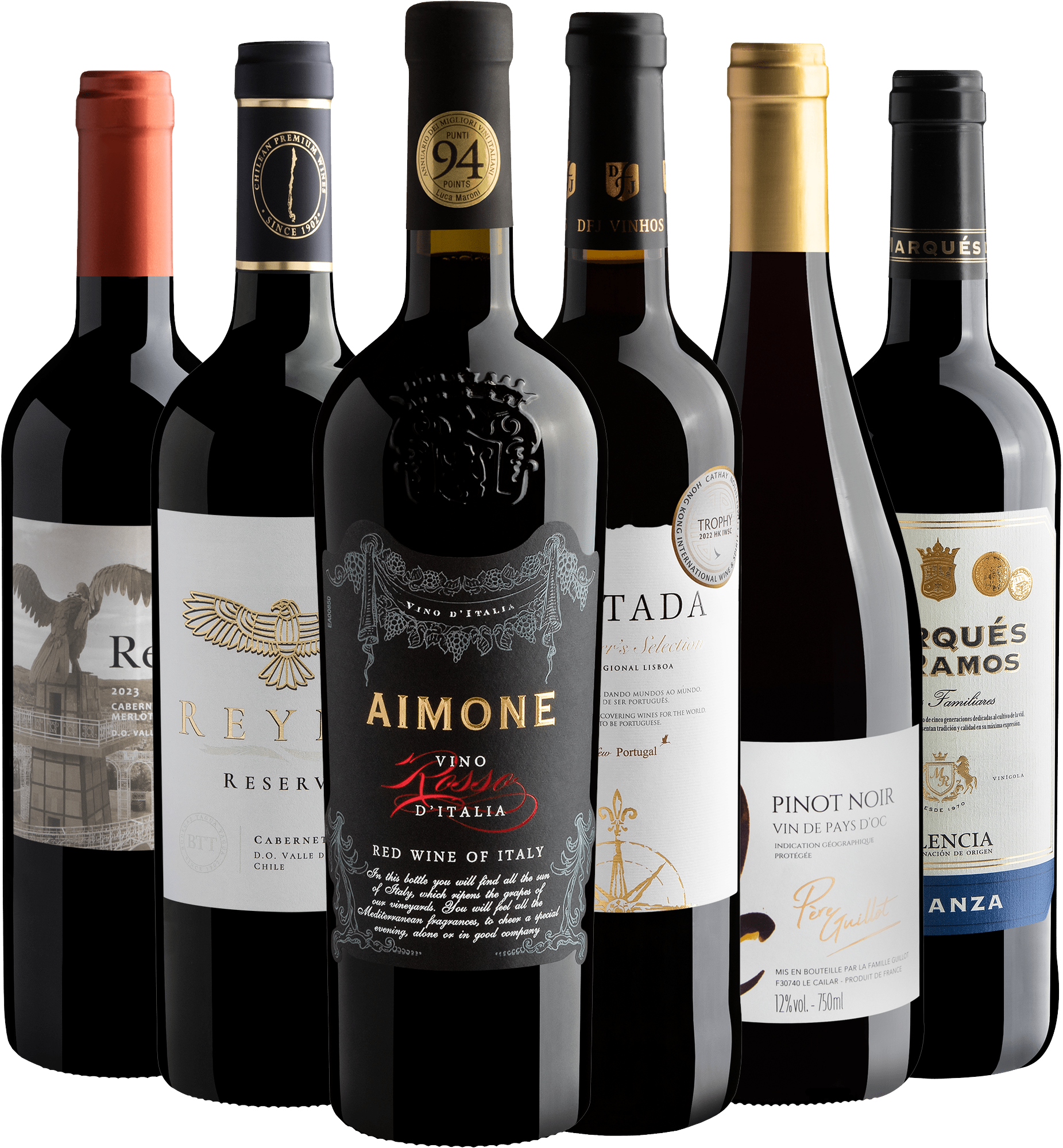 Kit Tintos Best Sellers | 6 garrafas por R$ 49,90 cada