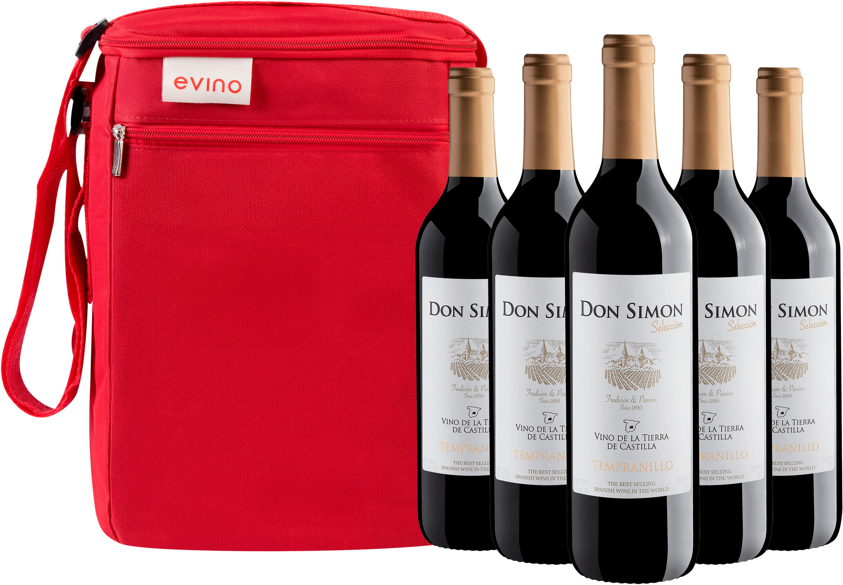Kit 5 Don Simon Selección Tempranillo + Bolsa Exclusiva*
