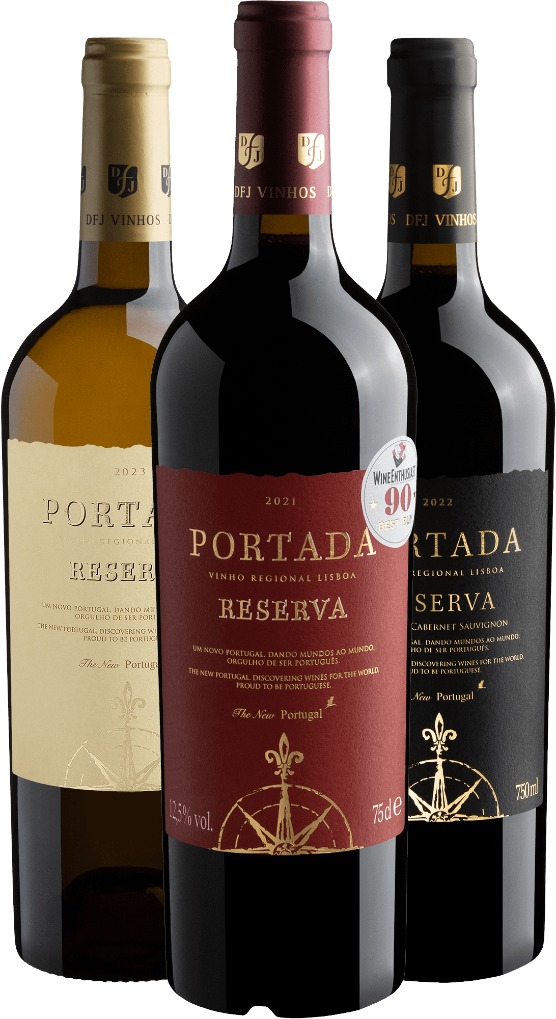 Kit Portada Reserva | 3 garrafas por R$84,90 cada