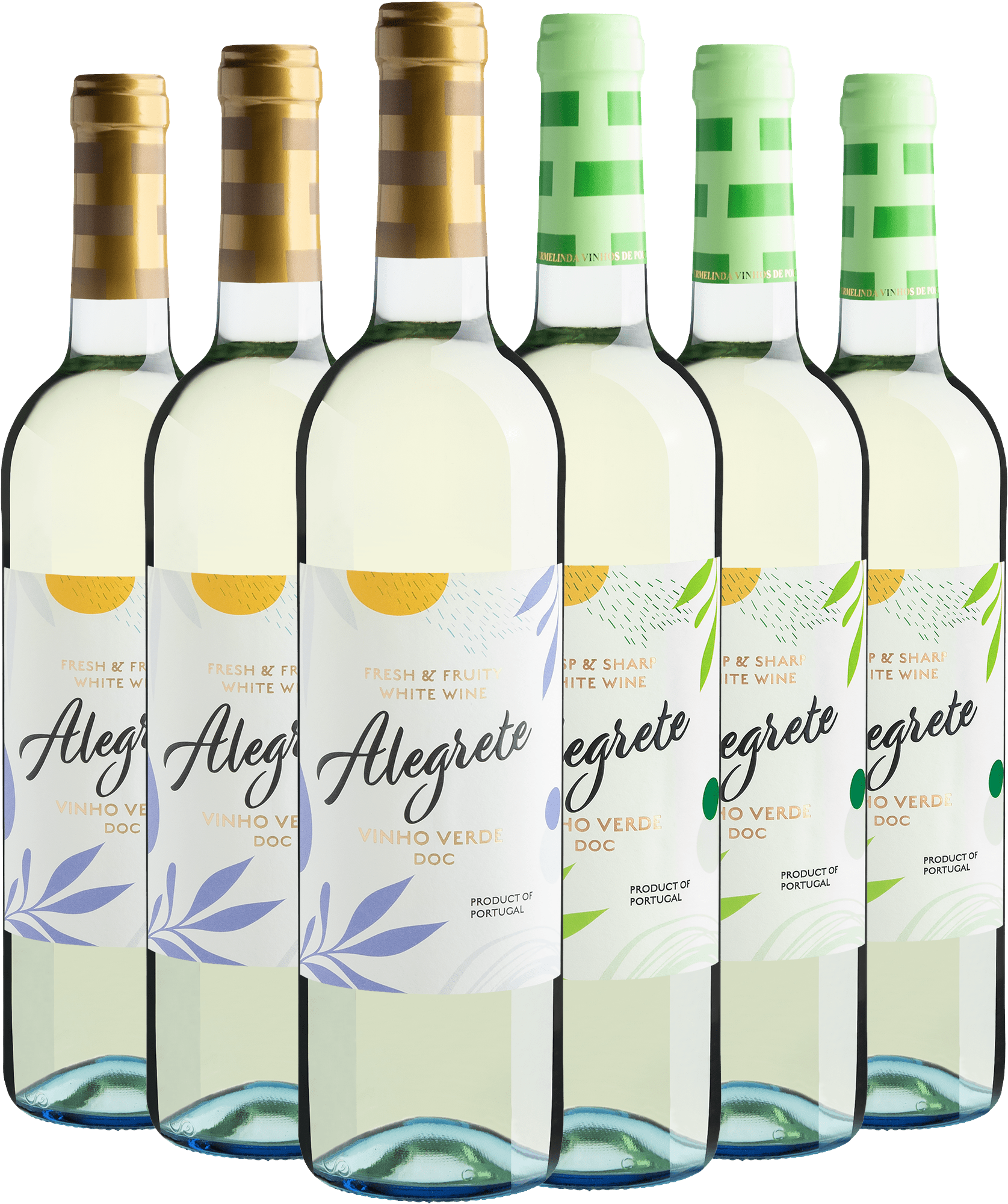 Kit Alegrete | 3 Crisp & Sharp + 3 Fresh & Fruity por R$36,90 cada garrafa 