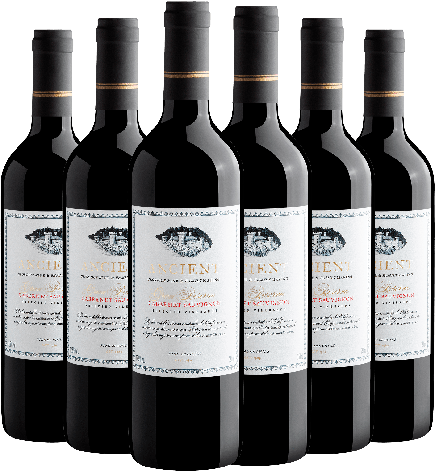Kit 6 Ancient Gran Reserva Cabernet Sauvignon