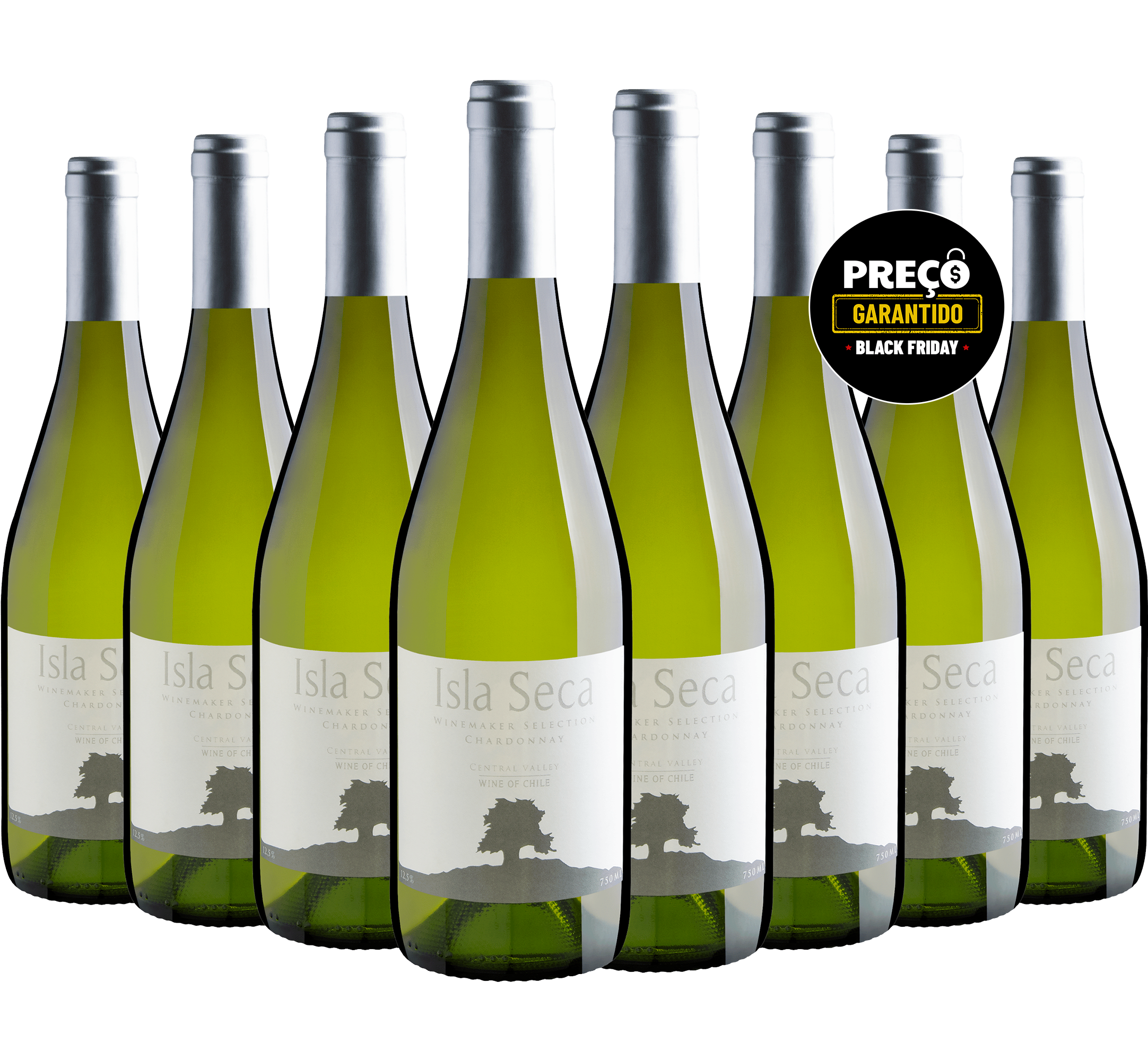Kit 8 Isla Seca Winemaker Selection Chardonnay Central Valley D.O.* 