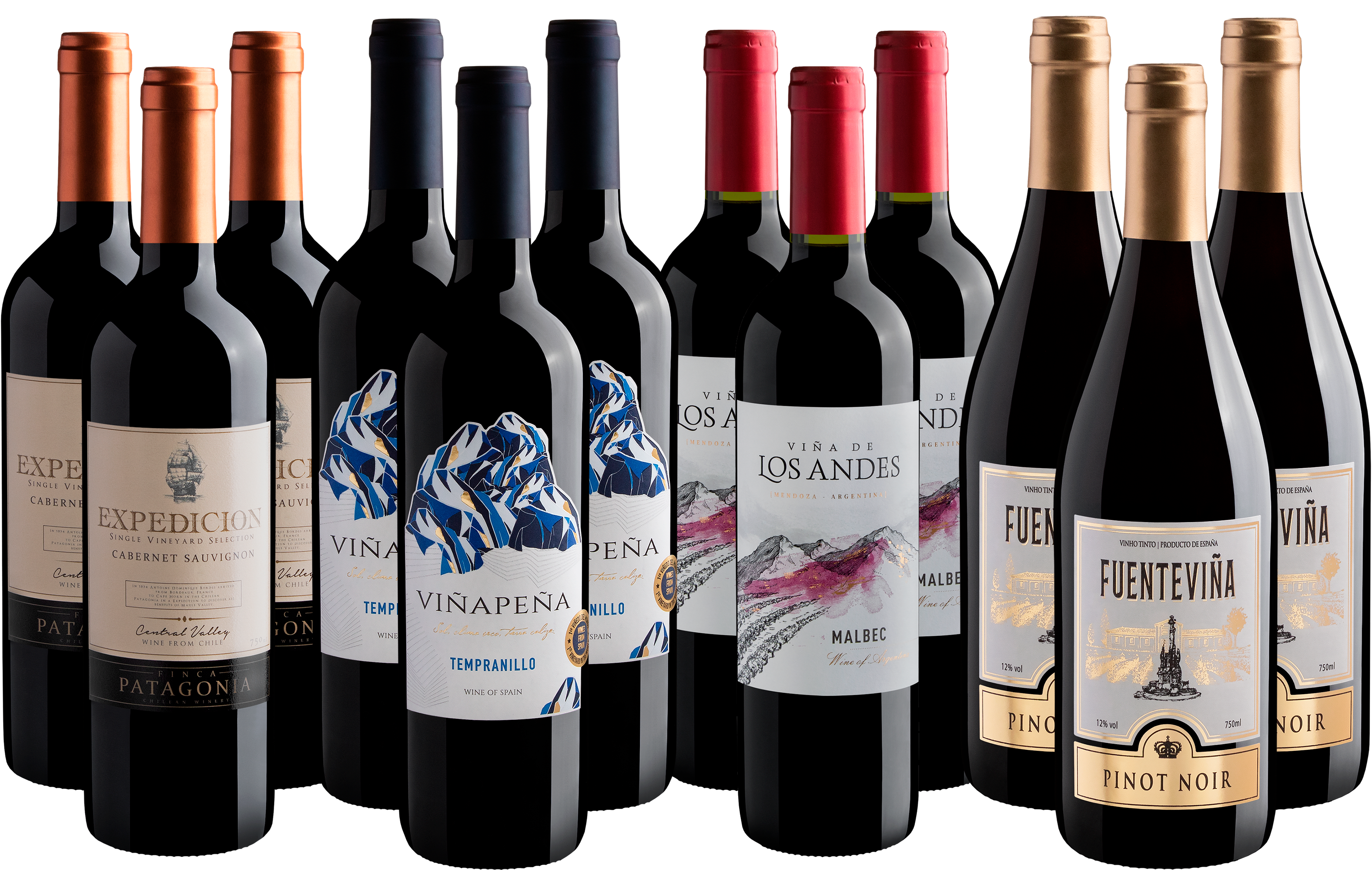 Kit 4 Best Sellers | 12 garrafas por R$24,90 cada*