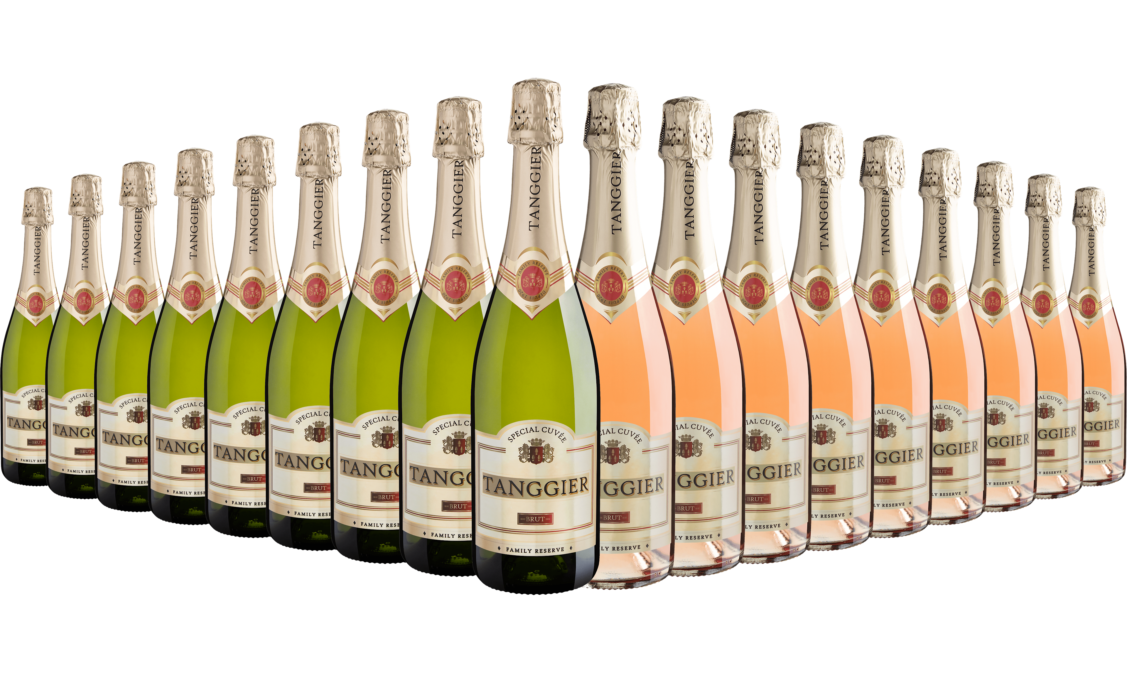 Kit Tanggier: 9 Brut + 9 Brut Rosé por R$29,90 cada garrafa*