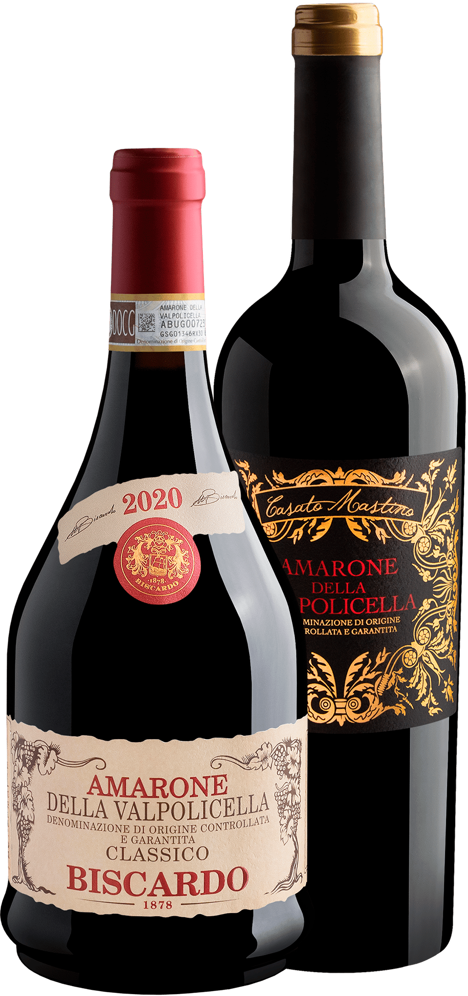 Kit Amarones della Valpolicella | 1 Casato Mastino + Biscardo