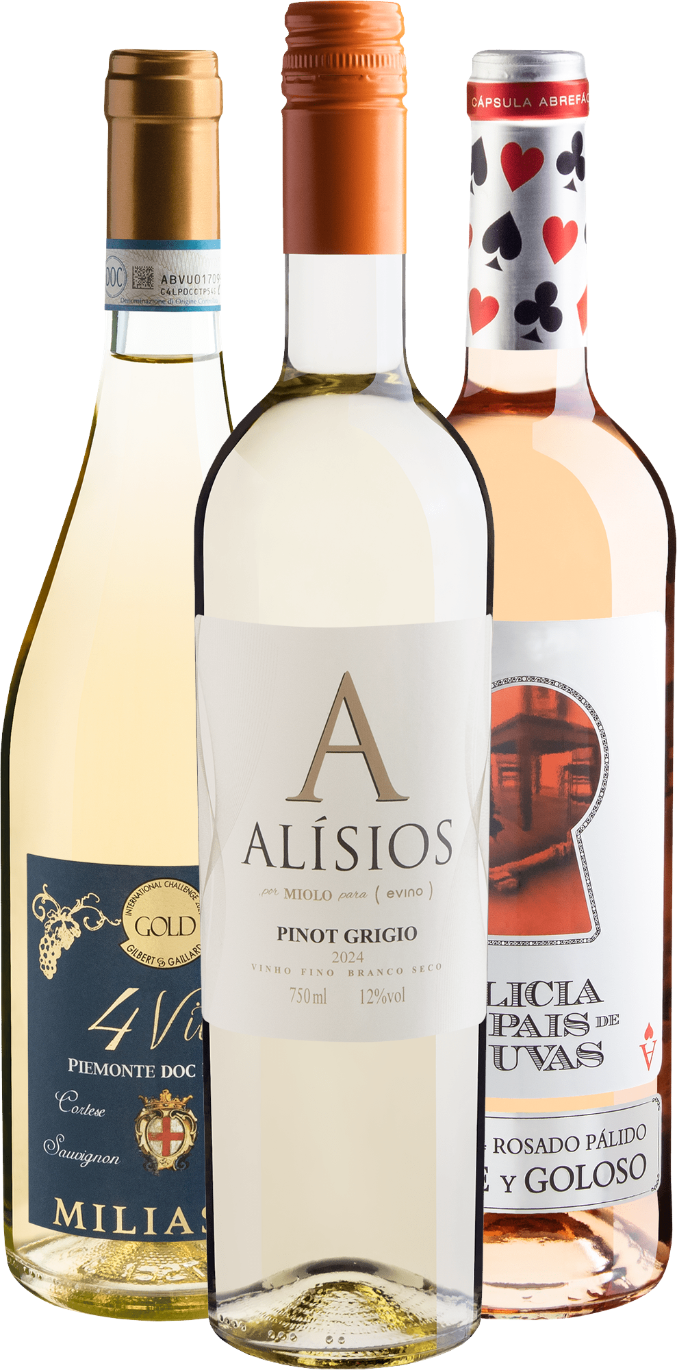 Kit 3 Vinhos Brancos Best Sellers