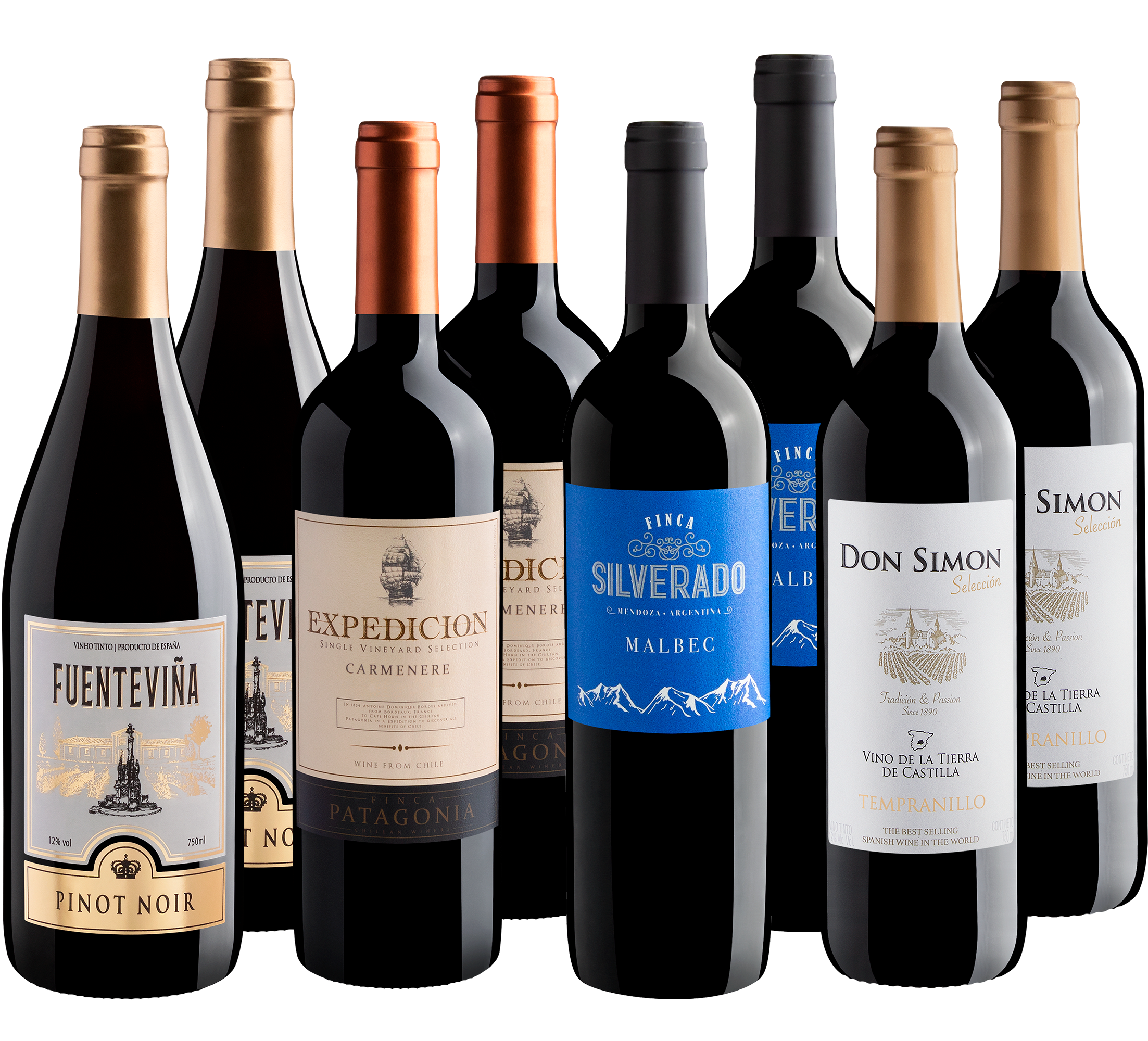 Kit Best Sellers em Dobro | 8 garrafas por R$29,90 cada 