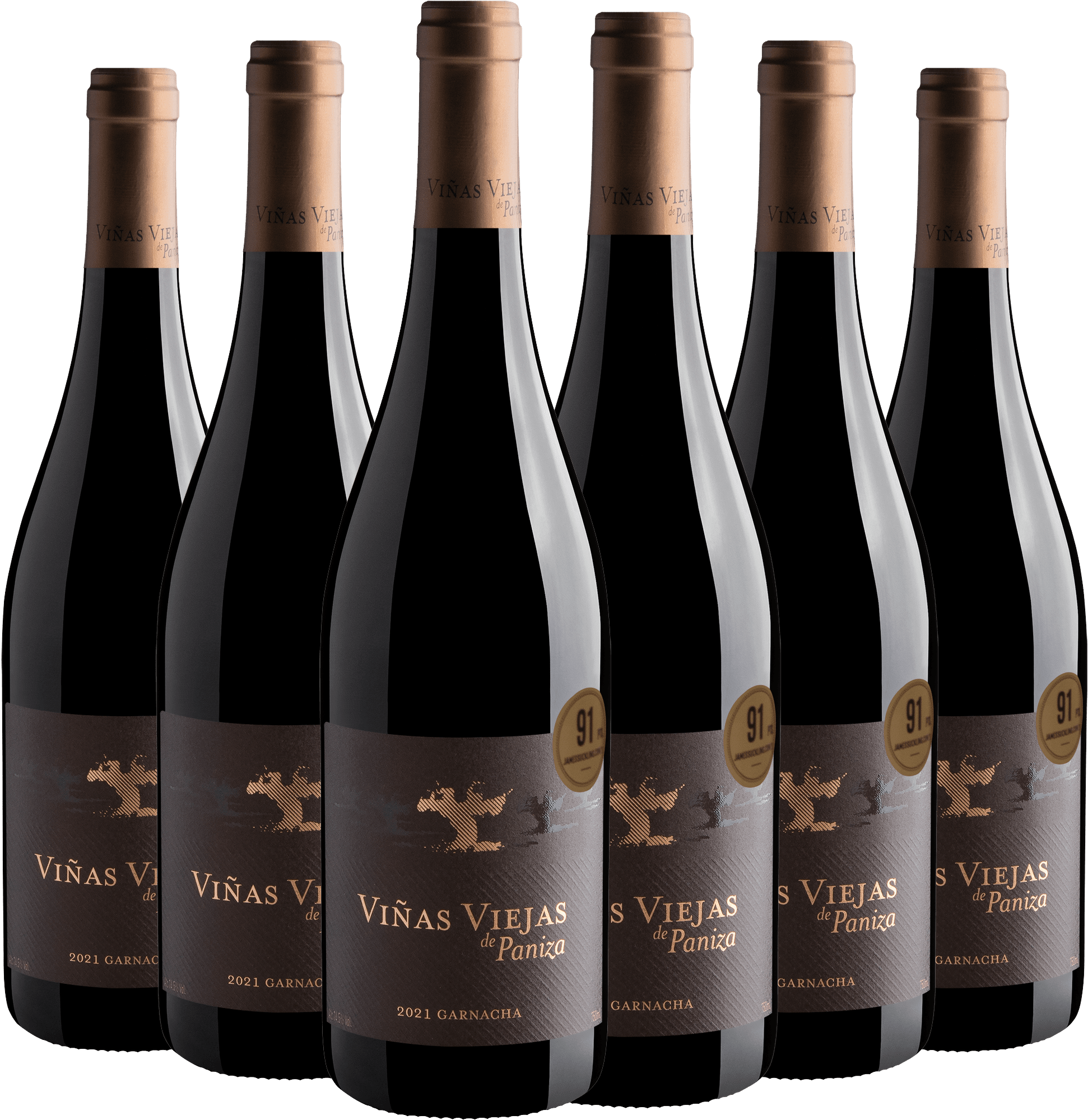 Kit 6 Viñas Viejas de Paniza Garnacha Cariñena DOP por R$49,90 cada