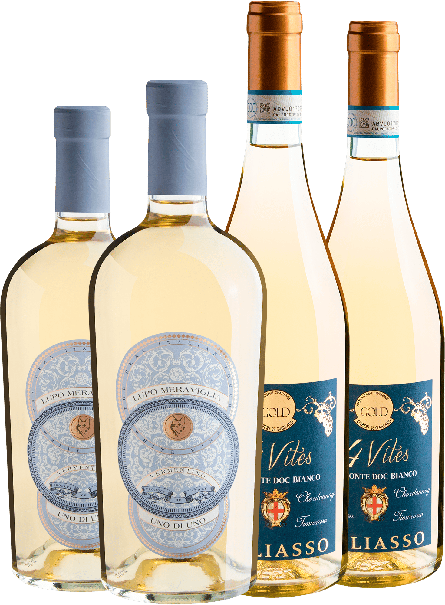 Kit Vinhos Italianos Renomados | 4 garrafas por R$89,90 cada