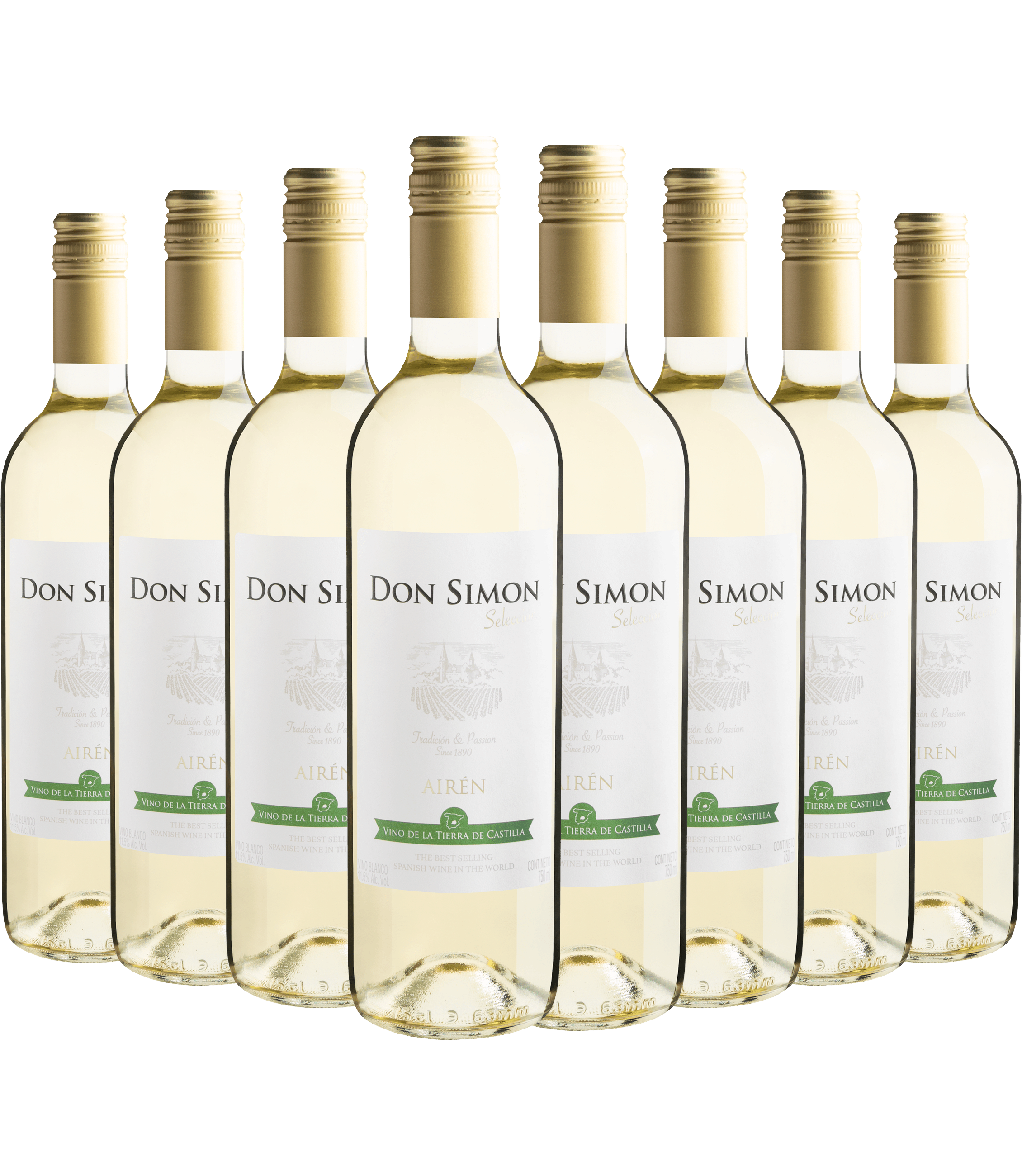 Kit 8 Don Simon Selección Blanco por R$24,90 cada garrafa