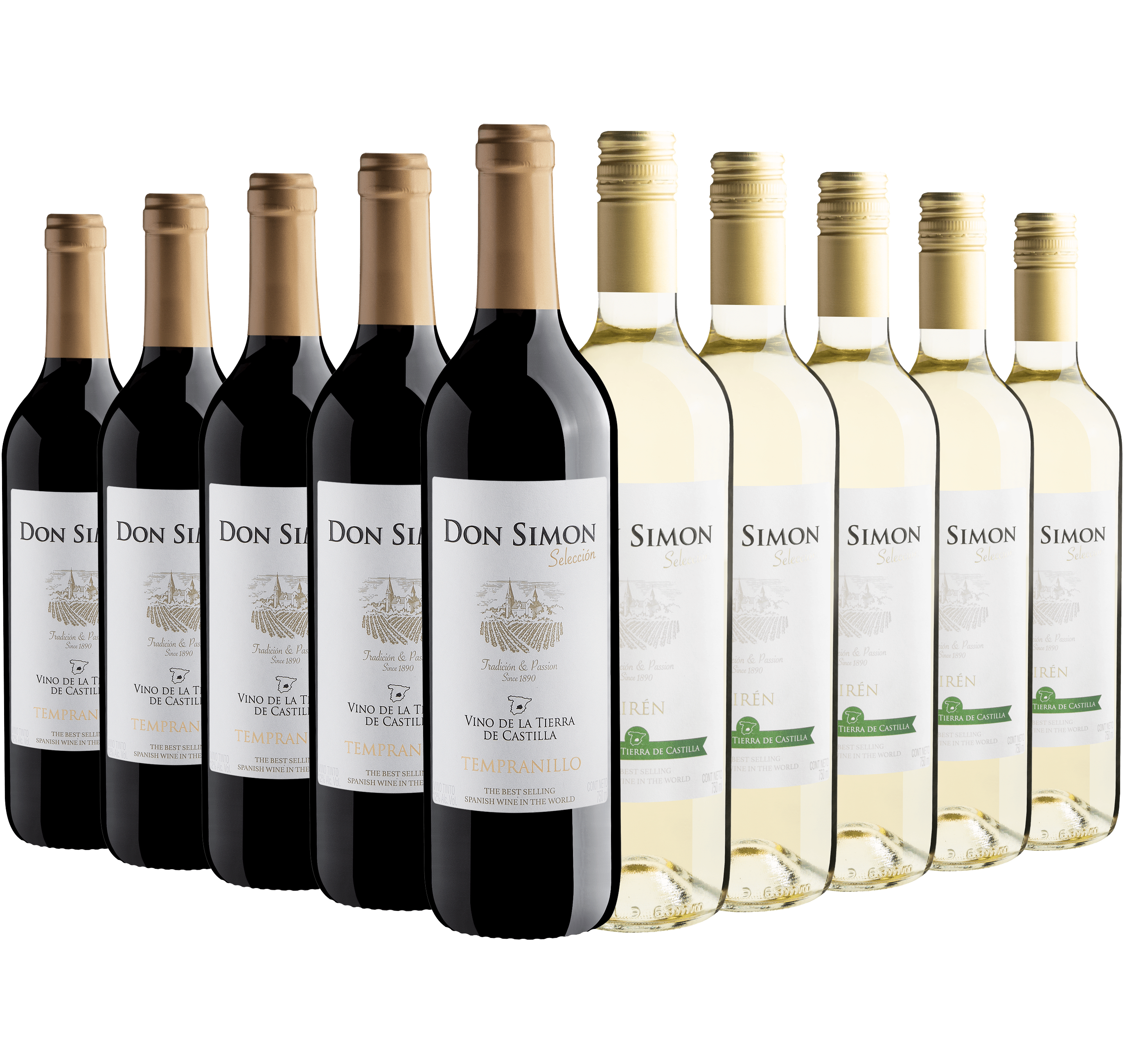 Kit Don Simon Selección | 5 Tempranillo + 5 Blanco