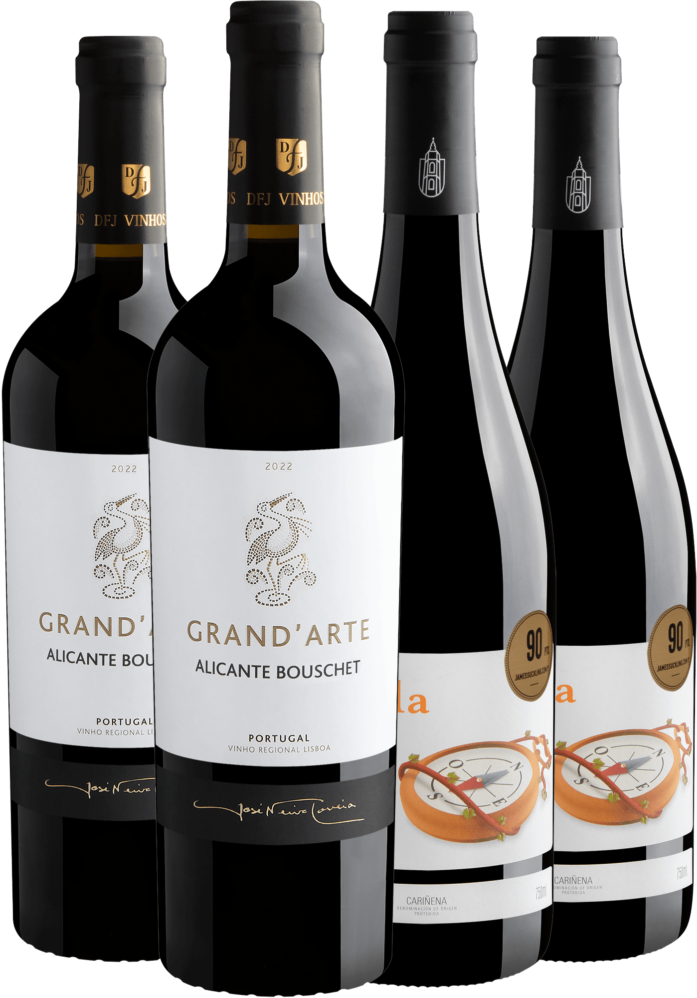 Kit Vinhos do Velho Mundo | 4 garrafas por R$69,90 cada