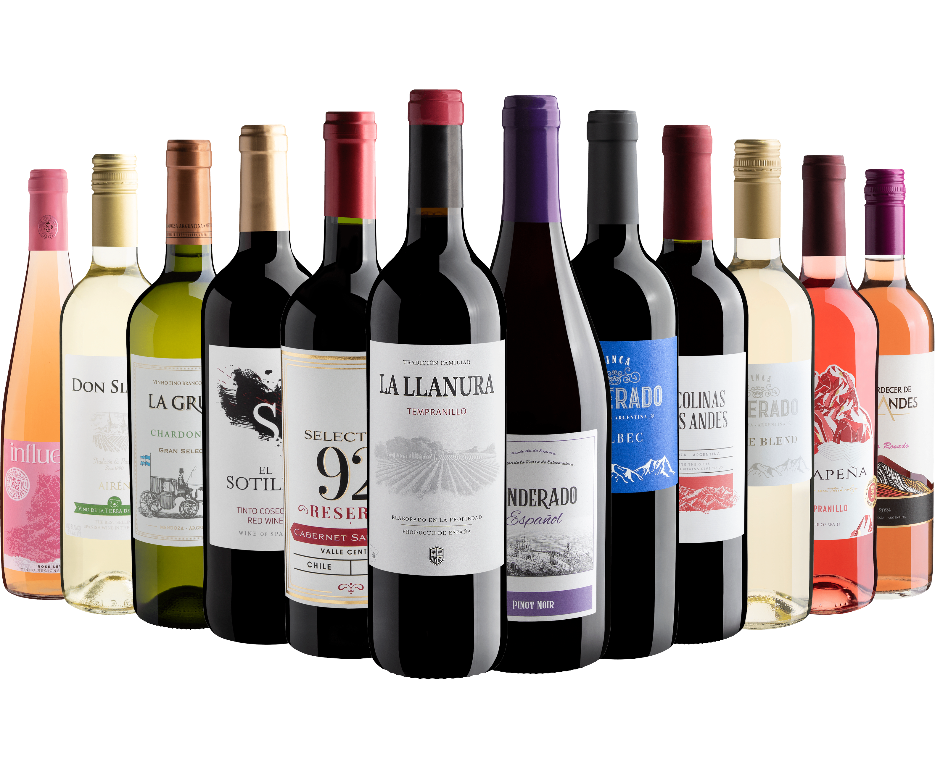 Kit 12 Vinhos por R$26,90 cada garrafa + Frete Grátis*