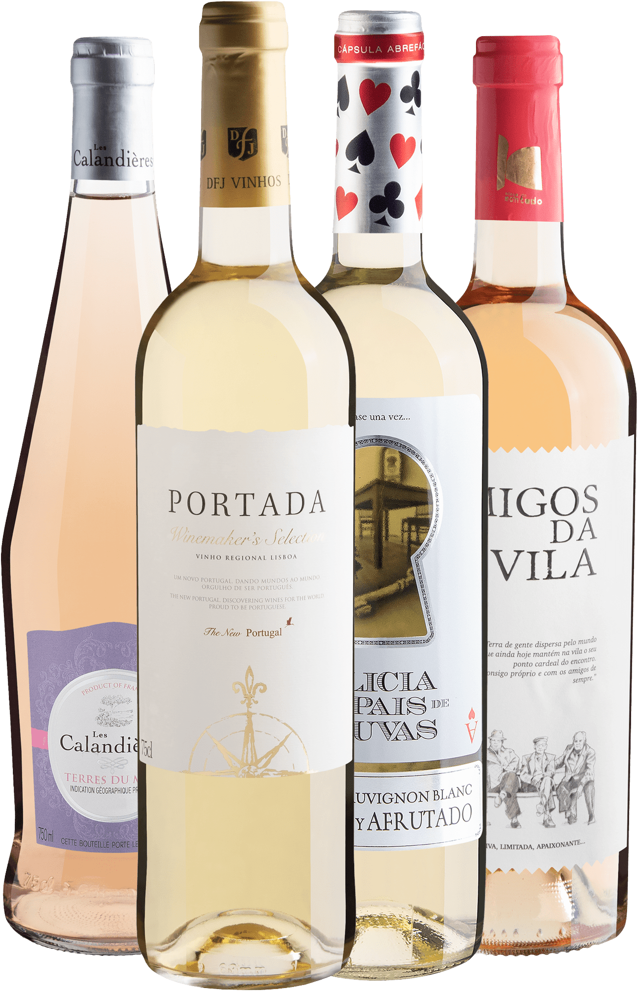 Kit 4 Vinhos Refrescantes