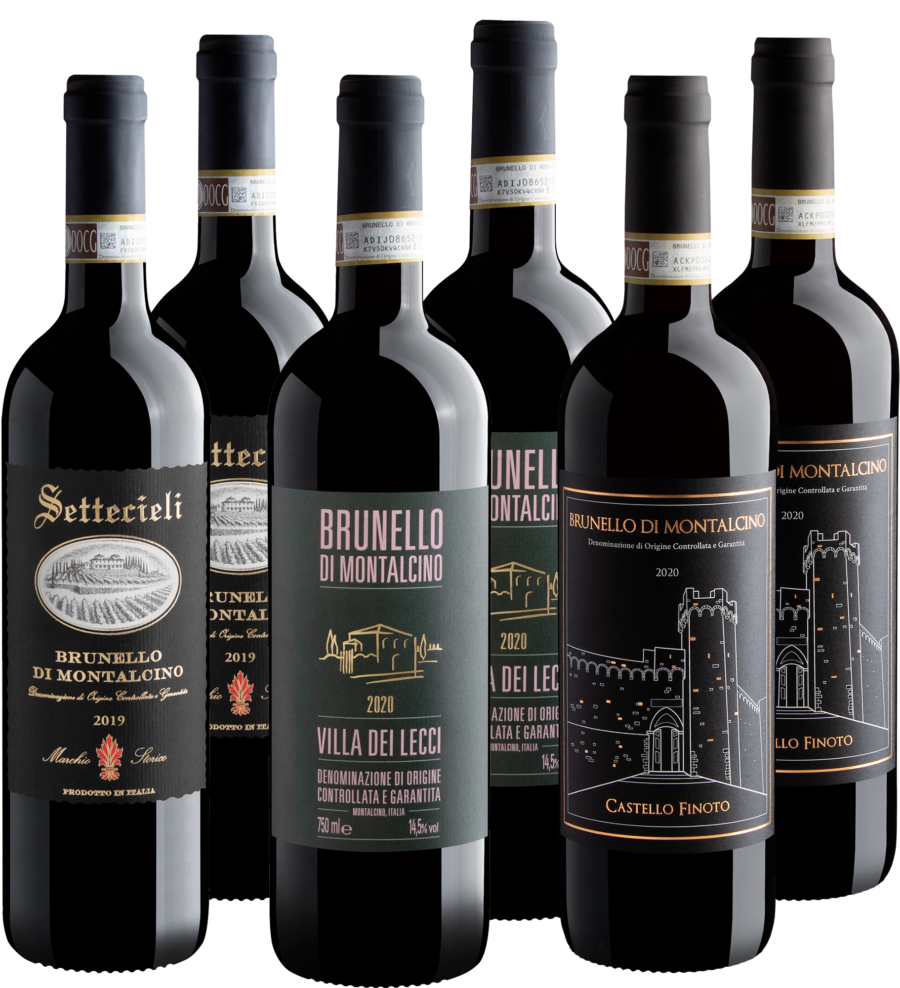 Kit Brunello di Montalcino | 6 garrafas por R$283,23 cada