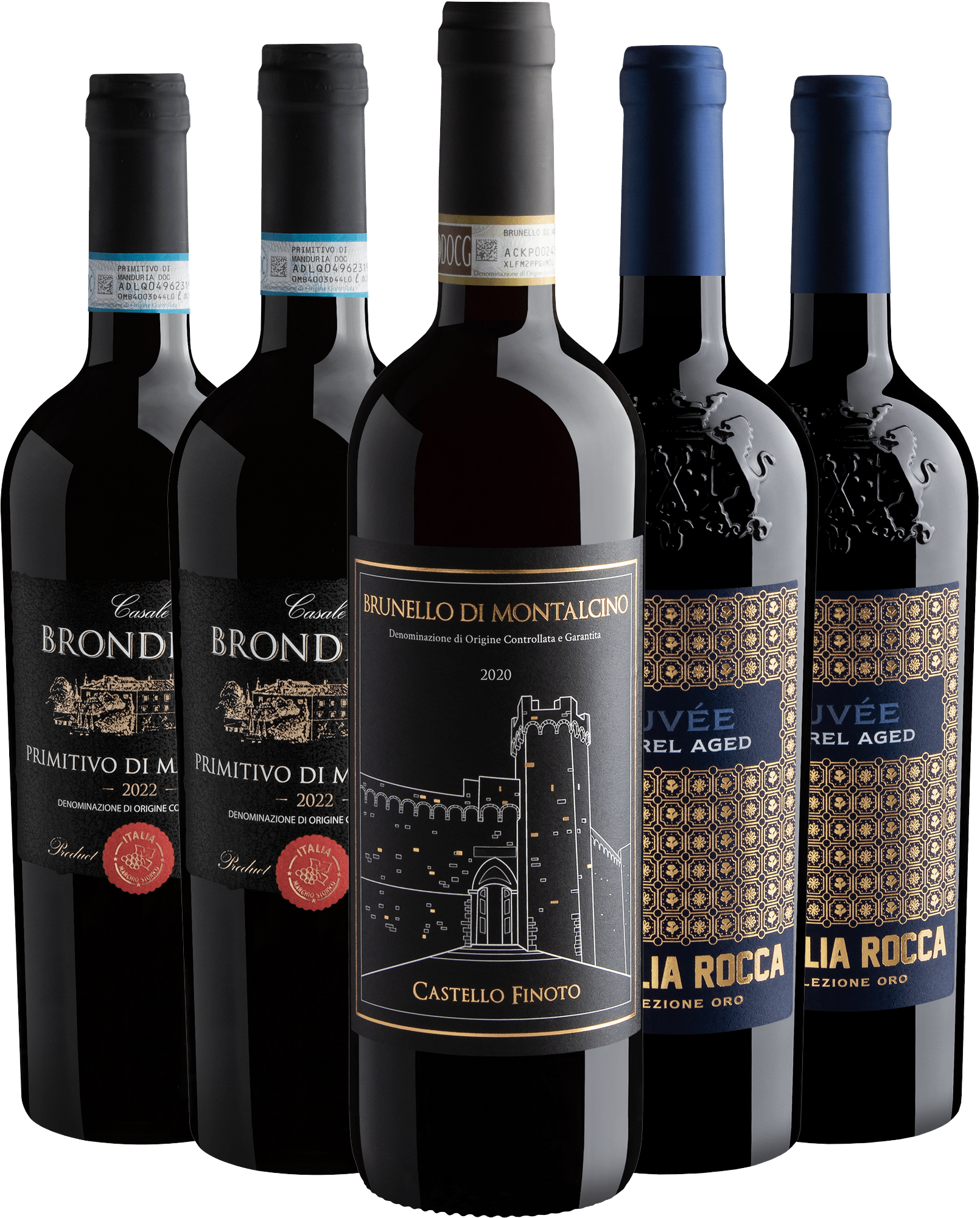 Kit Vinhos Ícones Italianos | 5 garrafas por R$129,90 cada