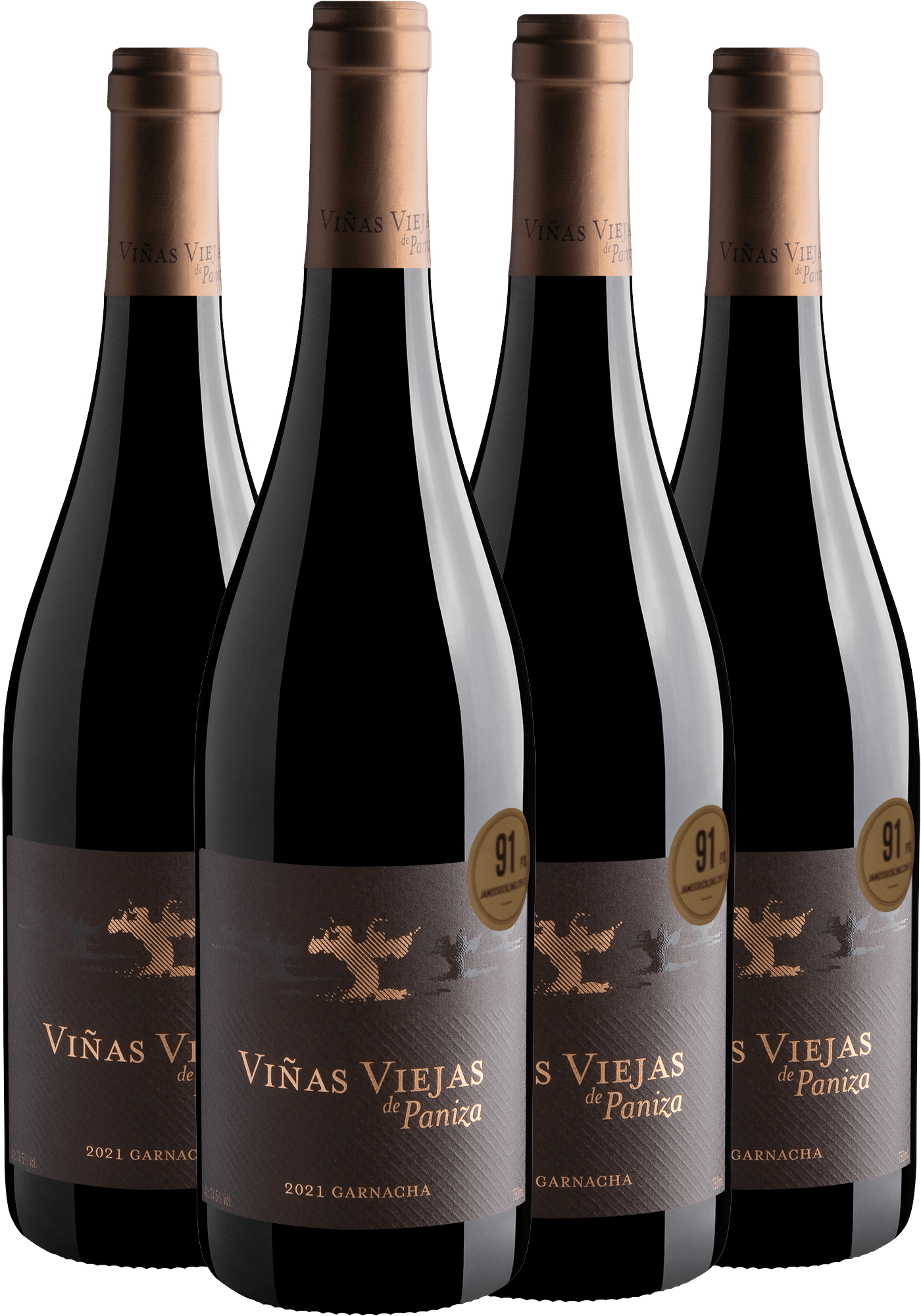 Kit 4 Viñas Viejas de Paniza Garnacha Cariñena DOP por R$59,90 cada garrafa
