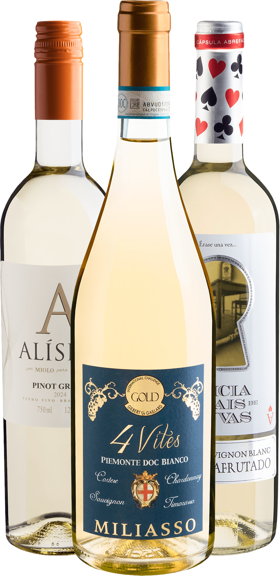 Kit 3 Vinhos Brancos Best Sellers