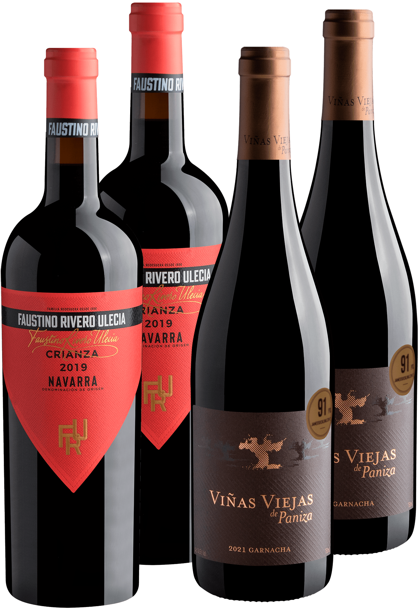 Kit Vinhos Espanhóis Renomados | 4 garrafas por R$74,90