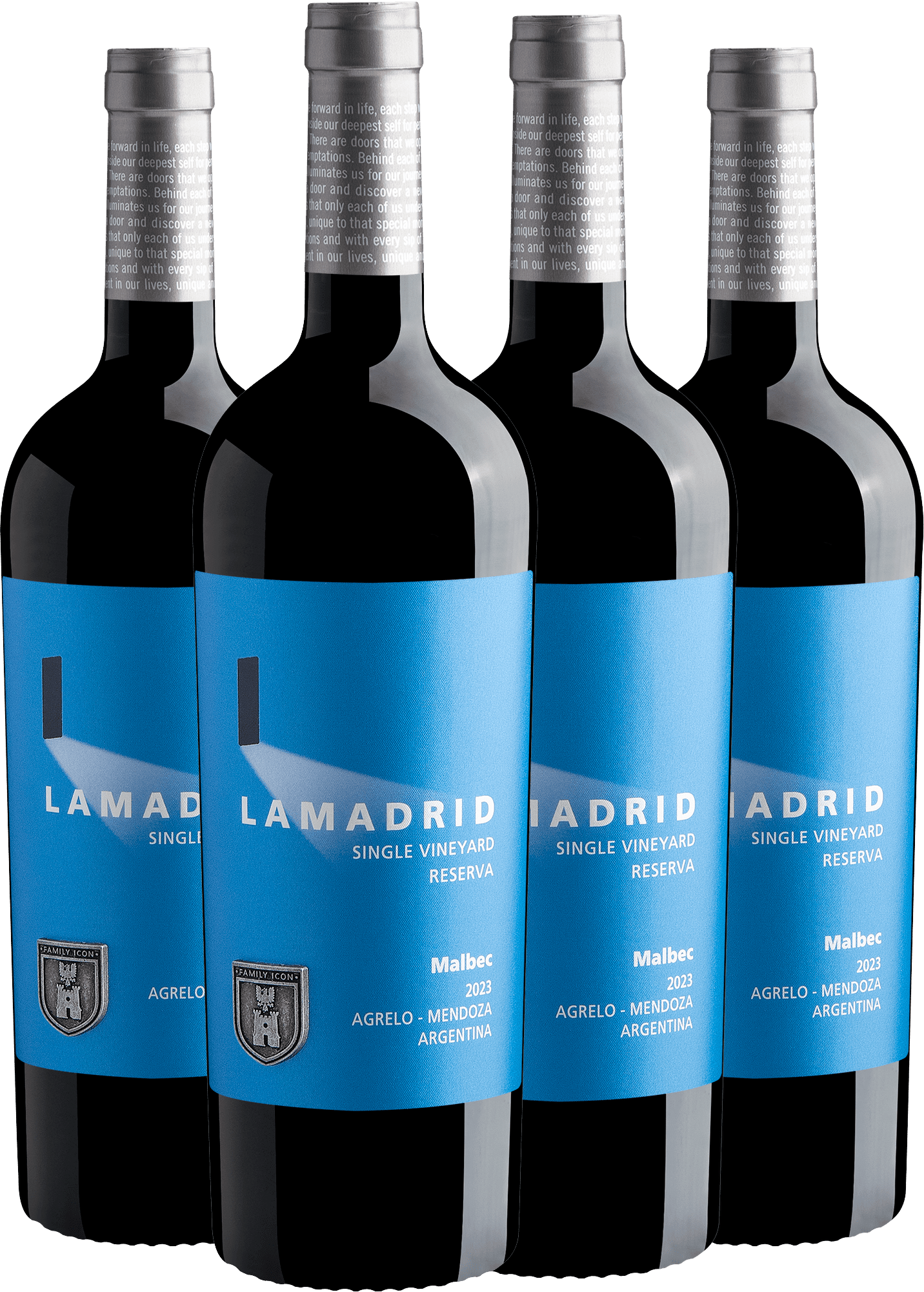 Kit 4 Lamadrid Single Vineyard Reserva Malbec