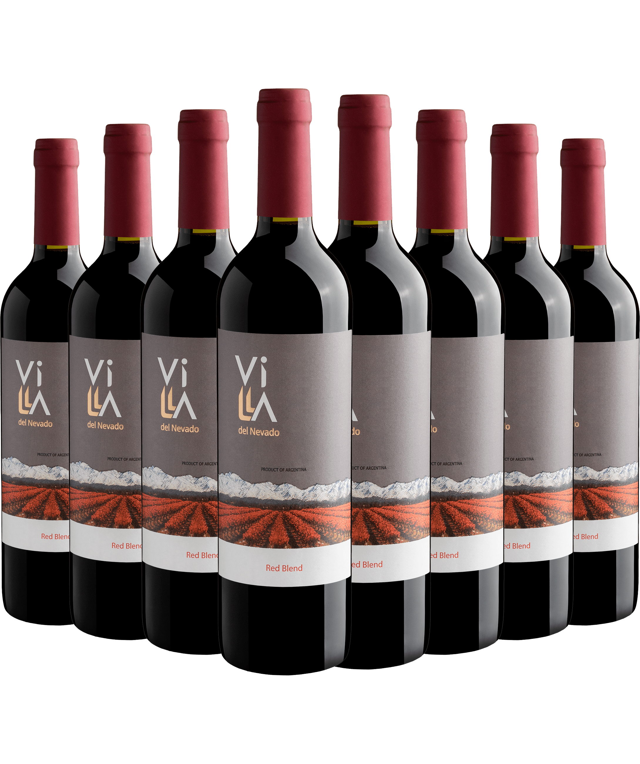 Kit 8 Villa del Nevado Red Blend por R$25,90 cada garrafa*