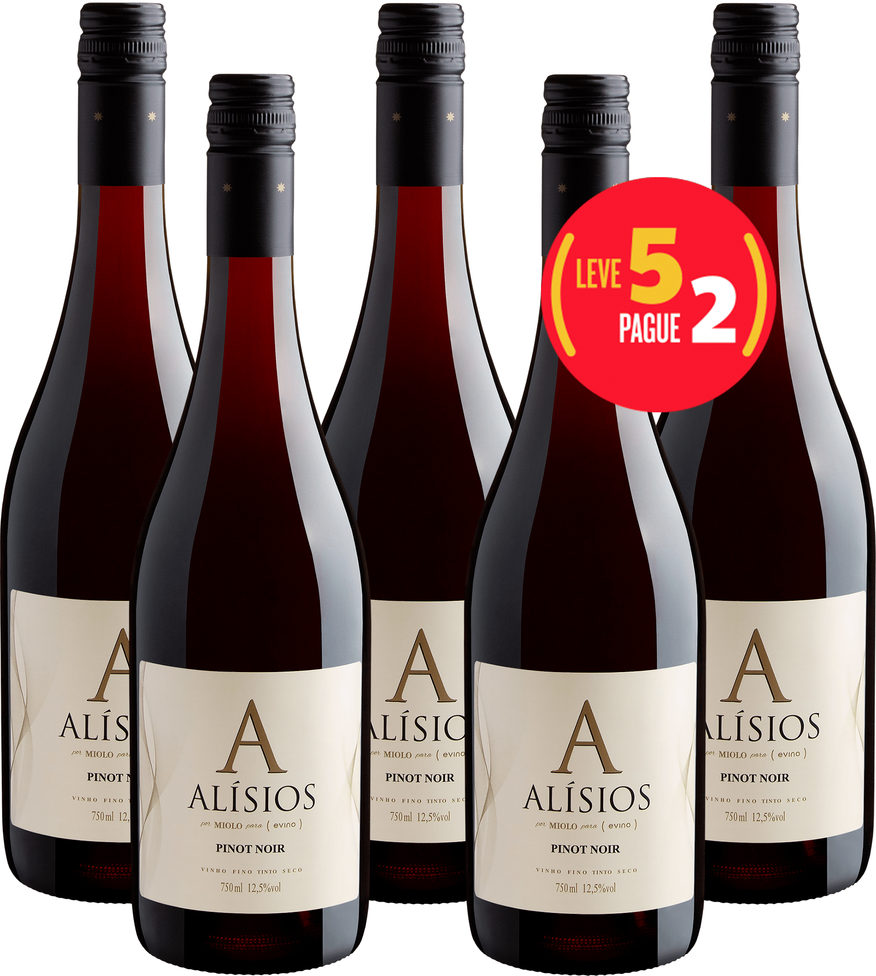 Kit Leve 5 Pague 2 Alísios Pinot Noir