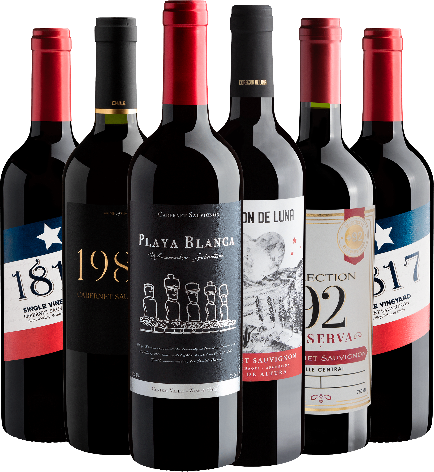 Kit Cabernet Sauvignon | 6 garrafas por R$26,90 cada