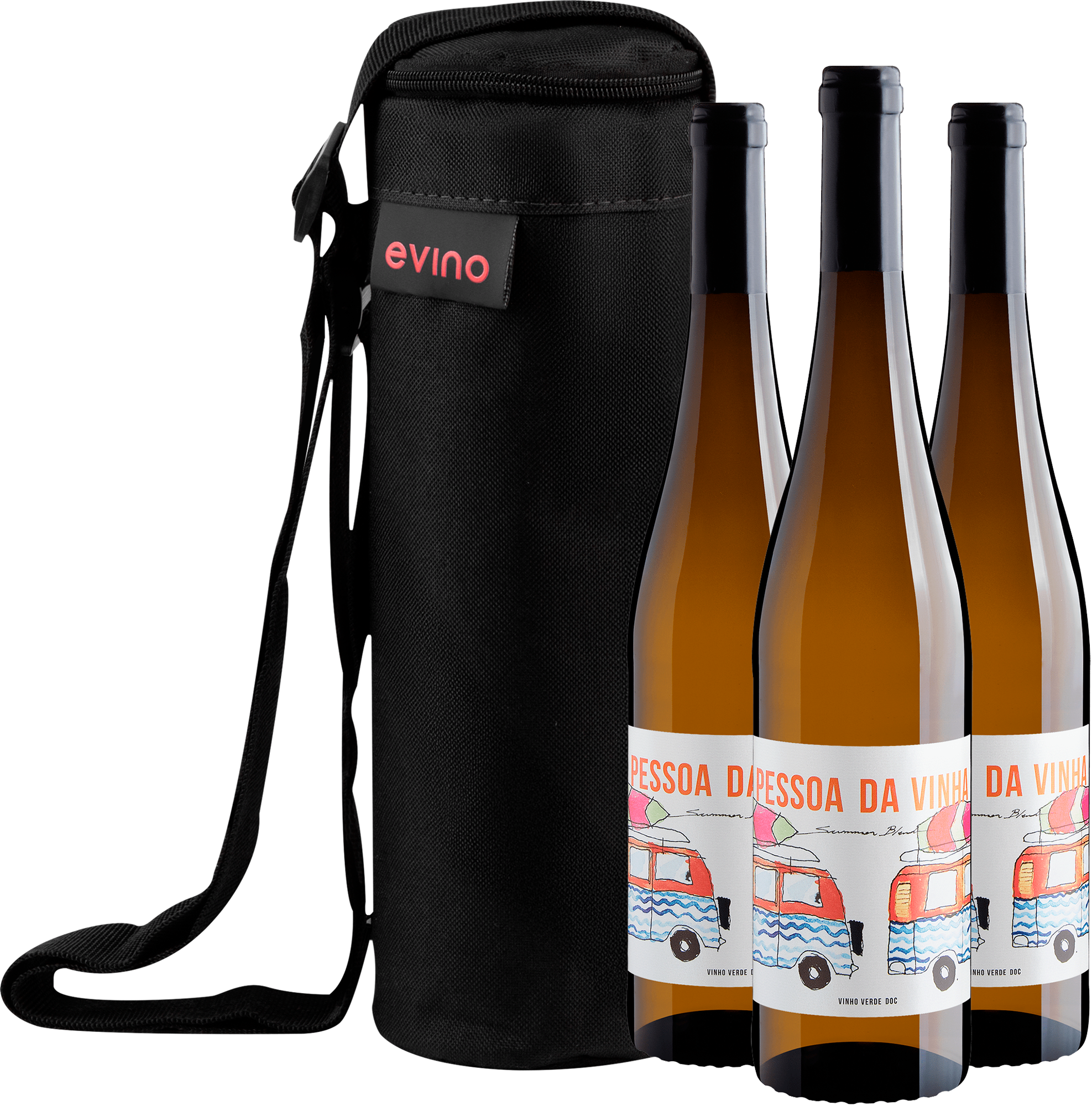 Kit 3 Pessoa da Vinha Summer Blend Vinho Verde DOC + Bolsa Exclusiva
