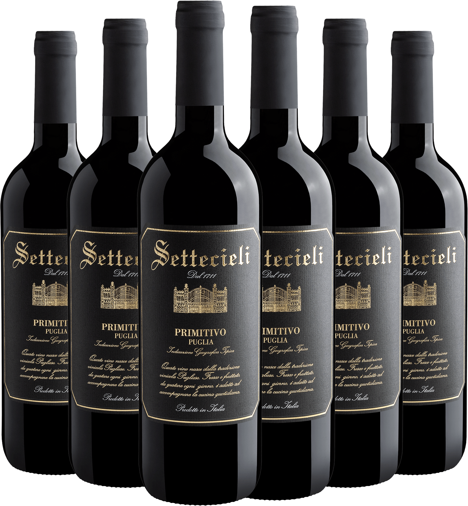 Kit 6 Settecieli Primitivo Puglia IGT