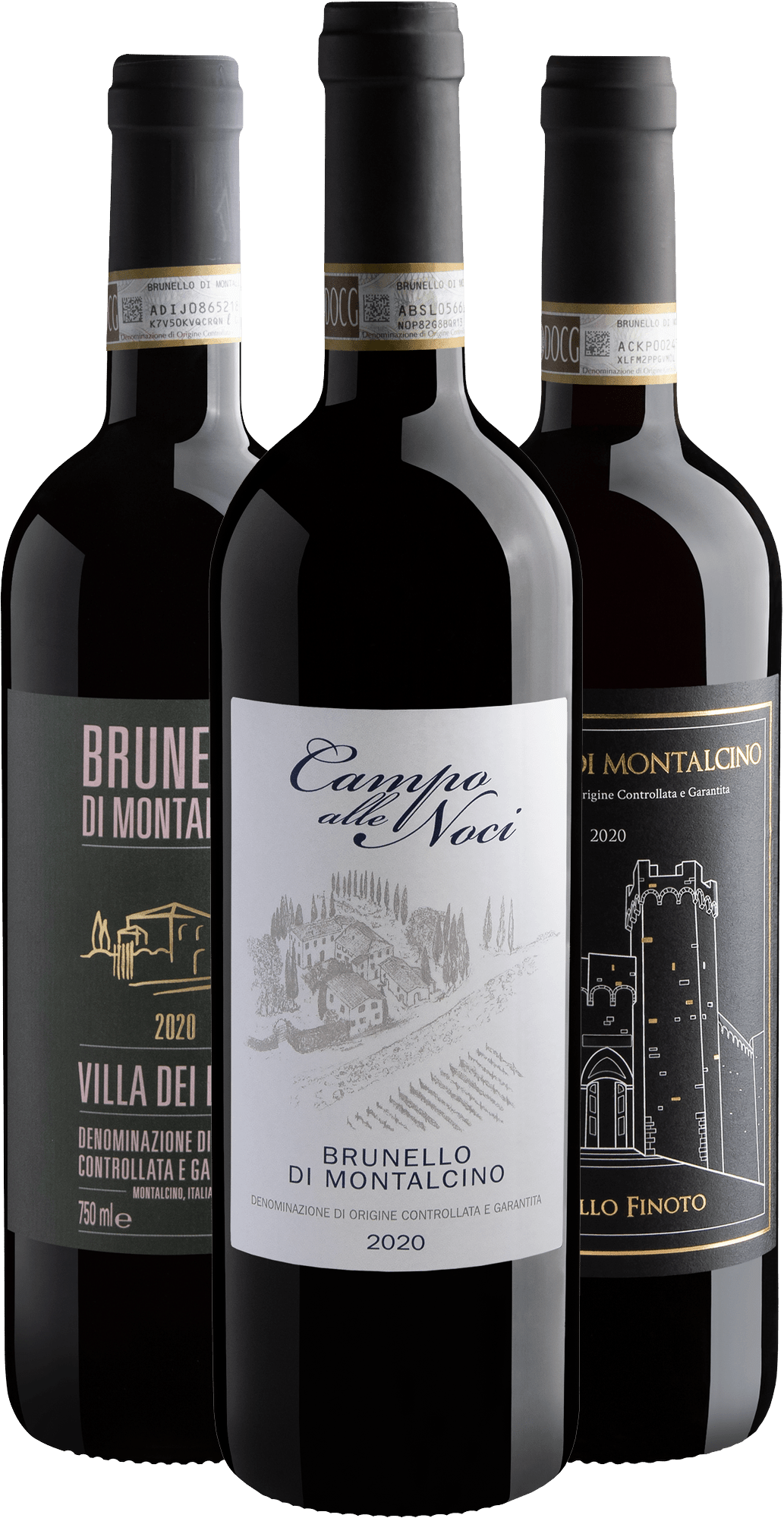 Kit Brunello di Montalcino | 3 garrafas por R$339,90 cada garrafa
