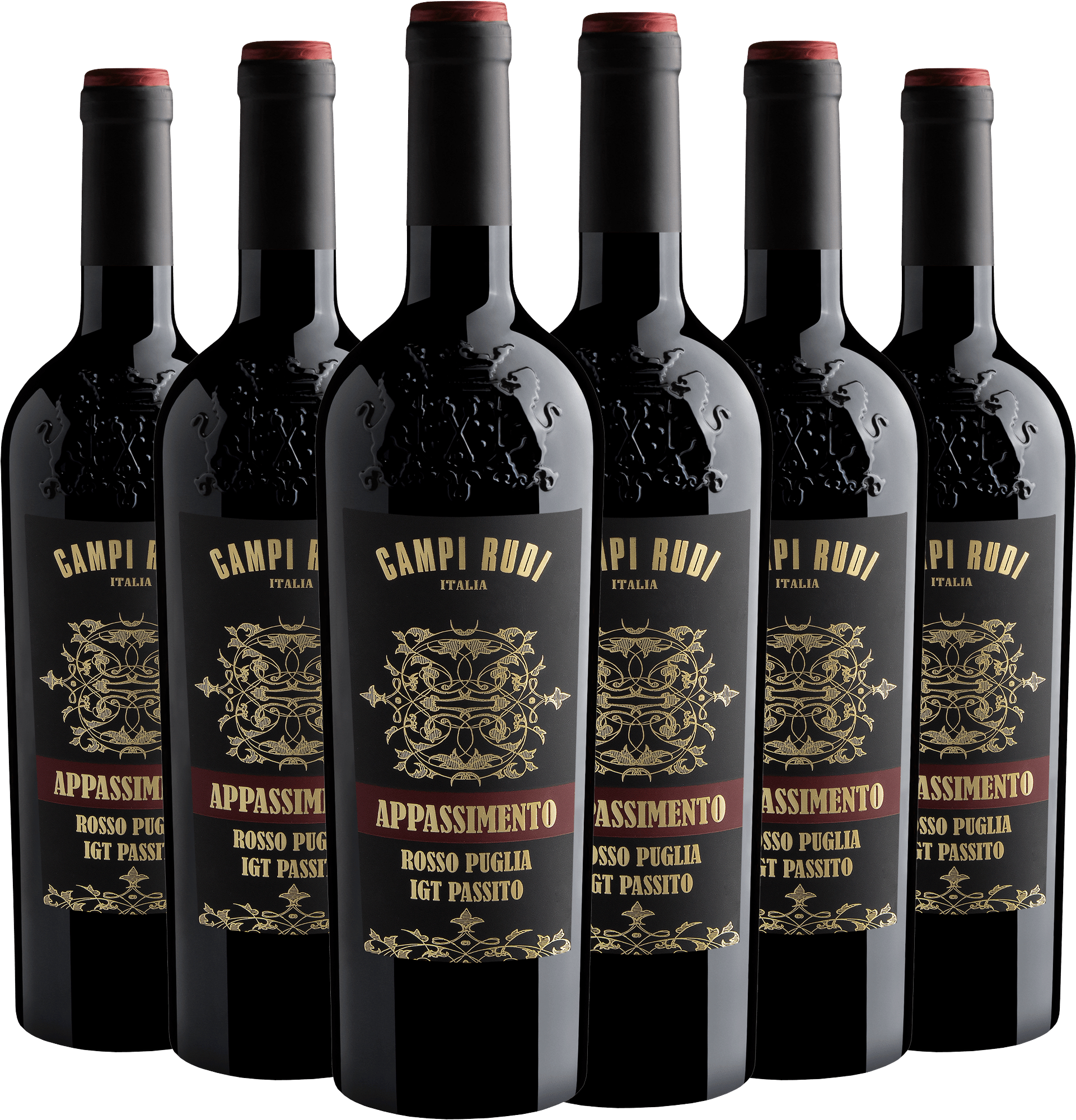 Kit 6 Campi Rudi Appassimento Rosso Passito Puglia 