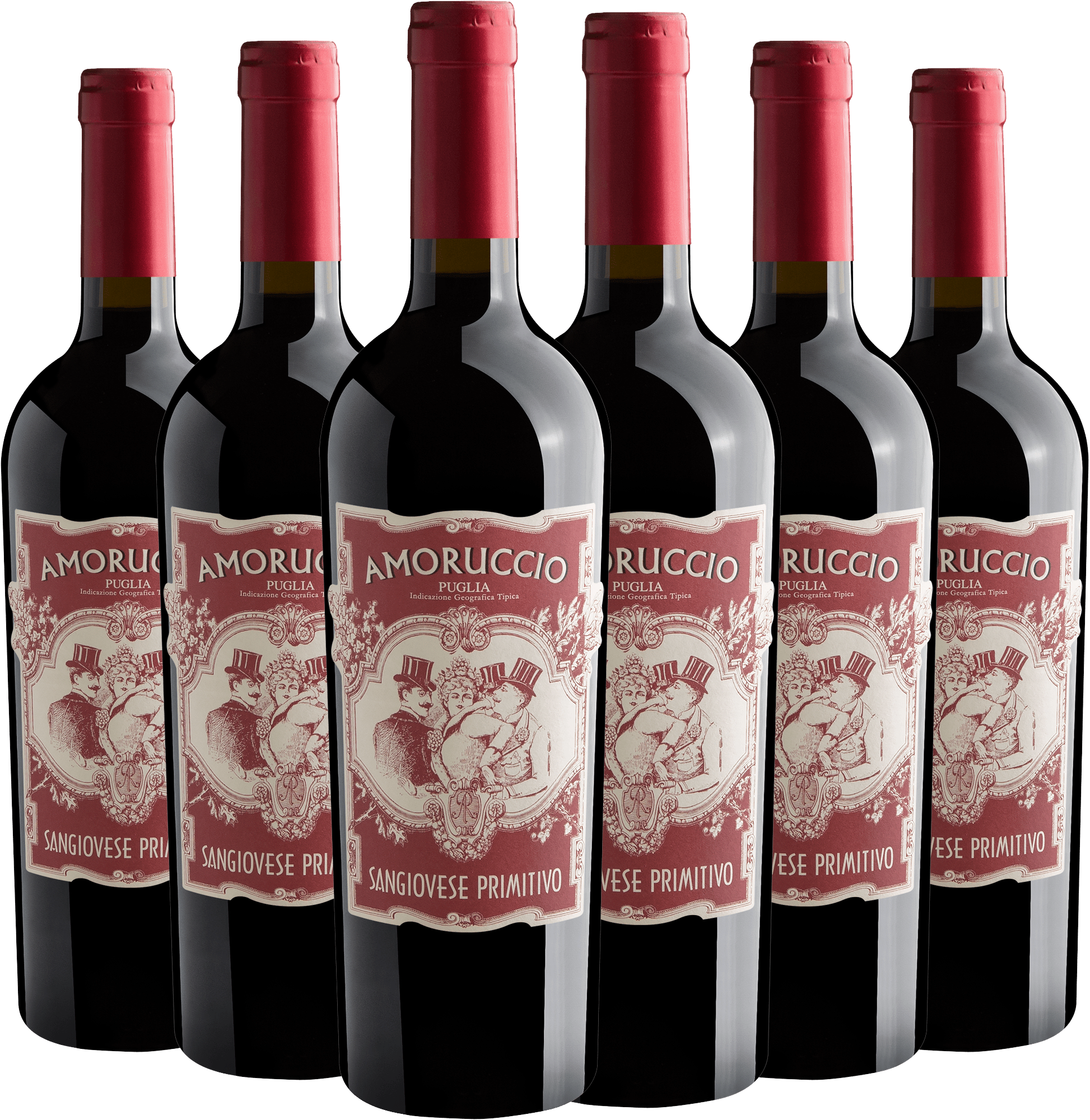 Kit 6 Amoruccio Sangiovese Primitivo Puglia