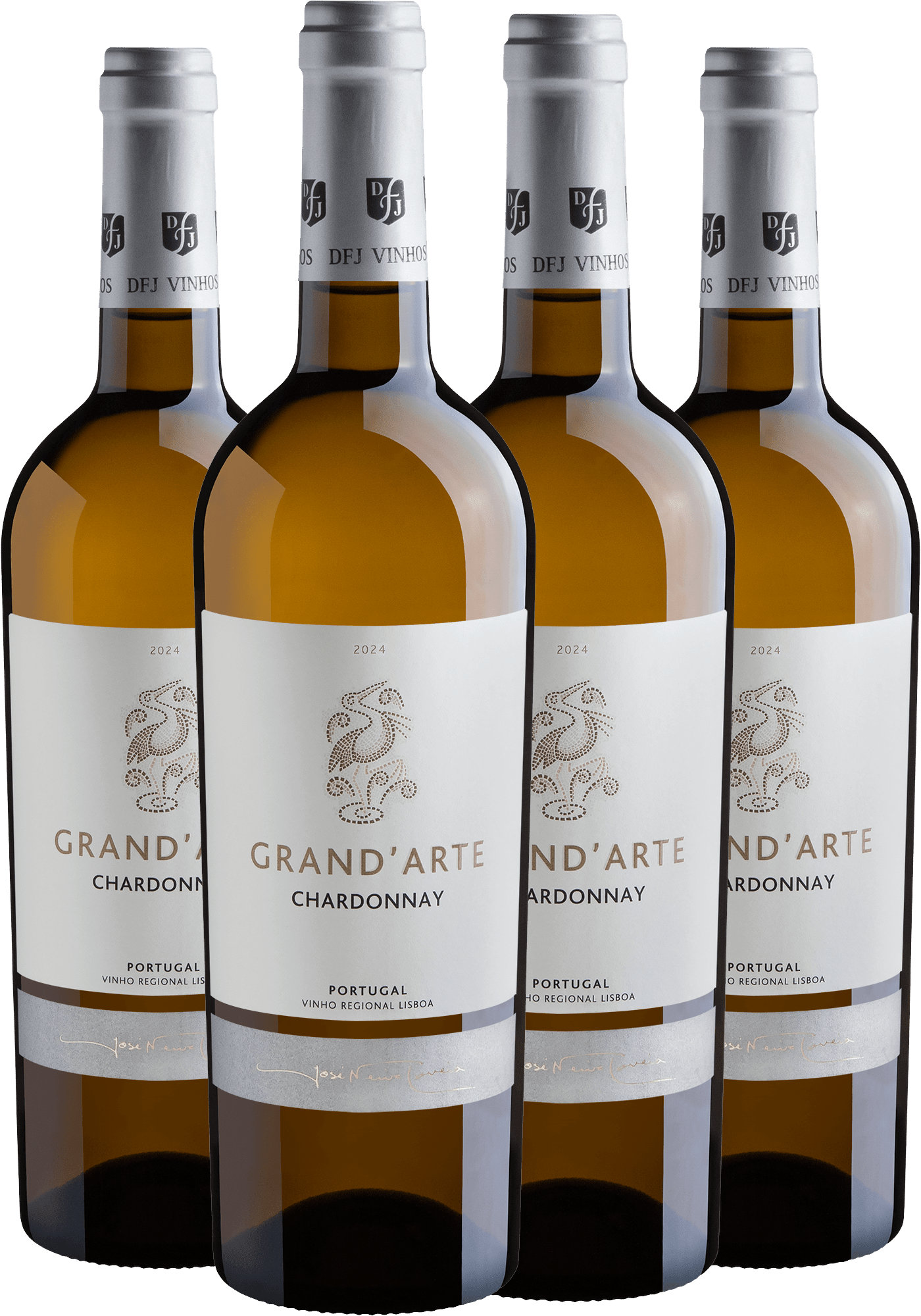 Kit 4 Grand'Arte Chardonnay Vinho Regional Lisboa