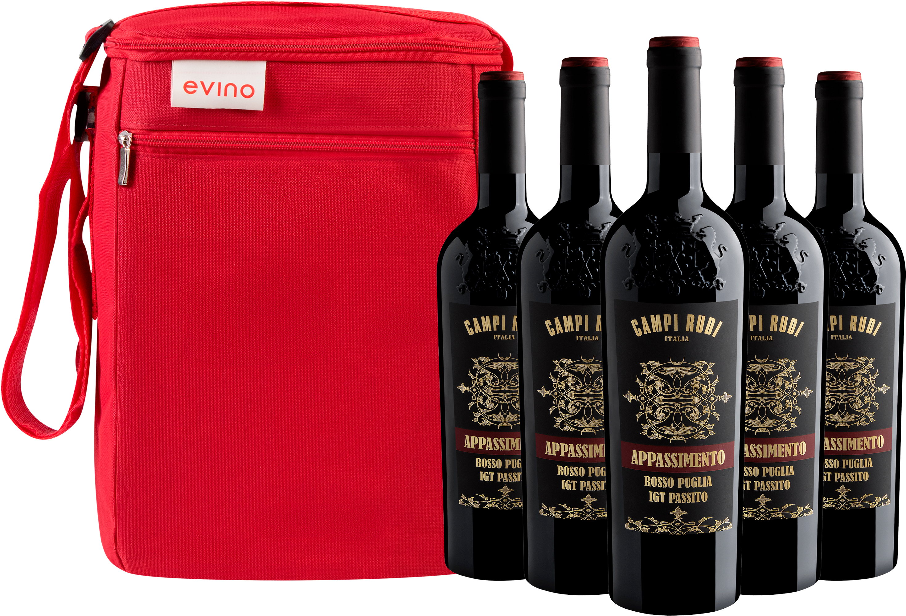 Kit 5 Campi Rudi Appassimento + Bolsa Exclusiva Grátis