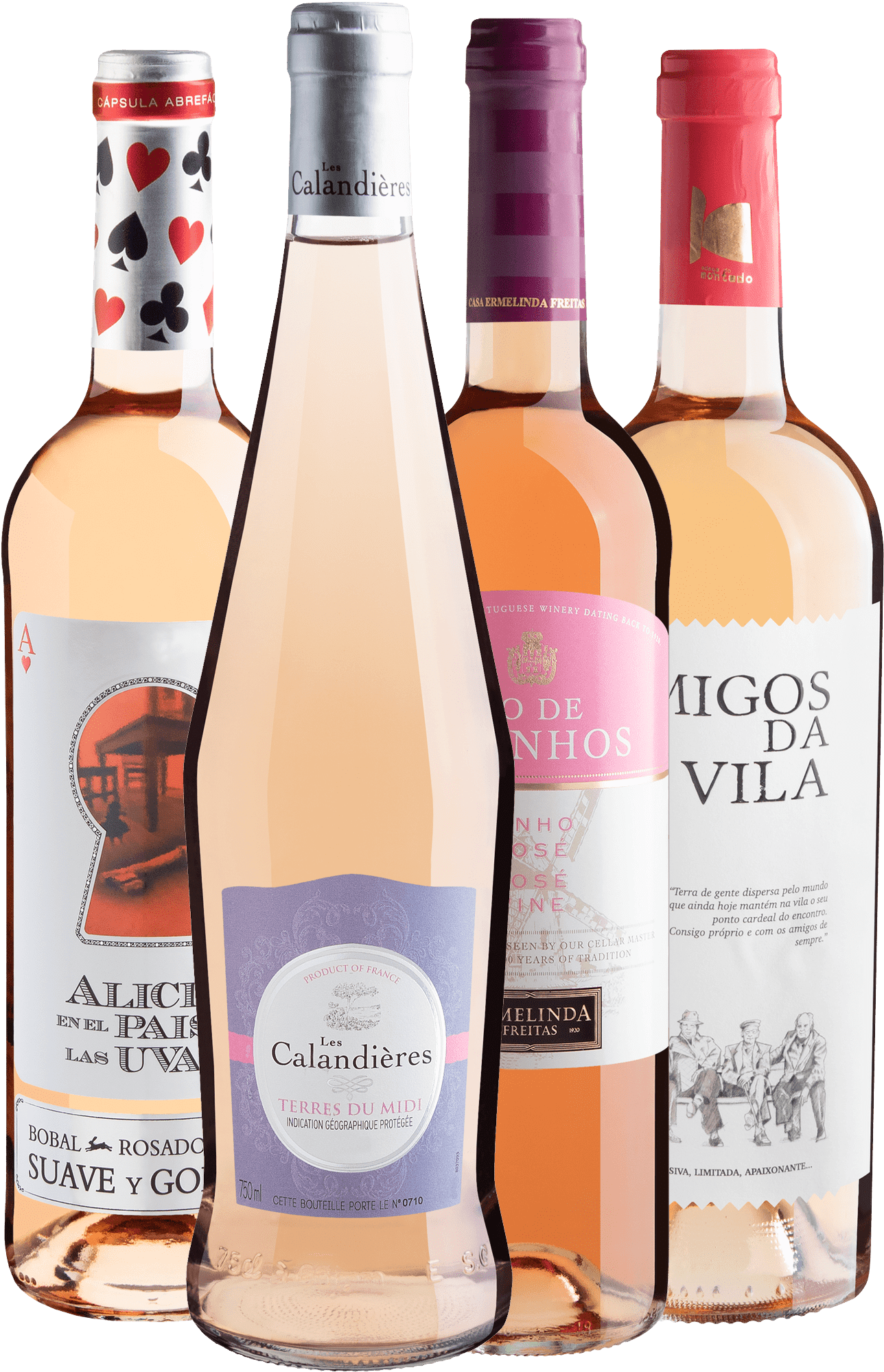 Kit Rosés do Velho Mundo | 4 garrafas por R$44,90 cada