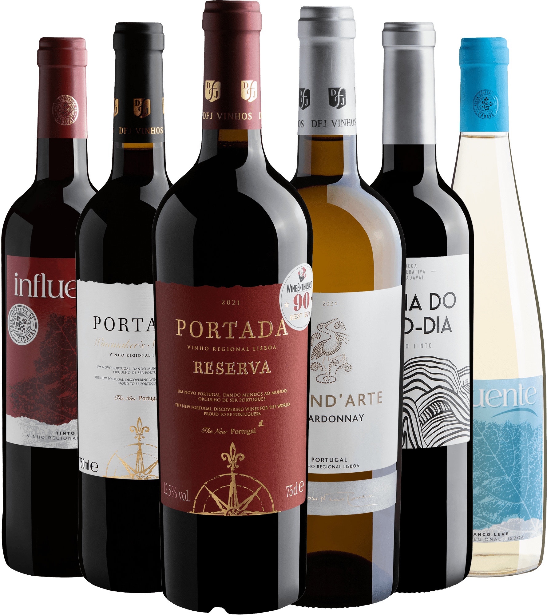 Kit 6 Portugueses Premiados por R$52,90 cada garrafa