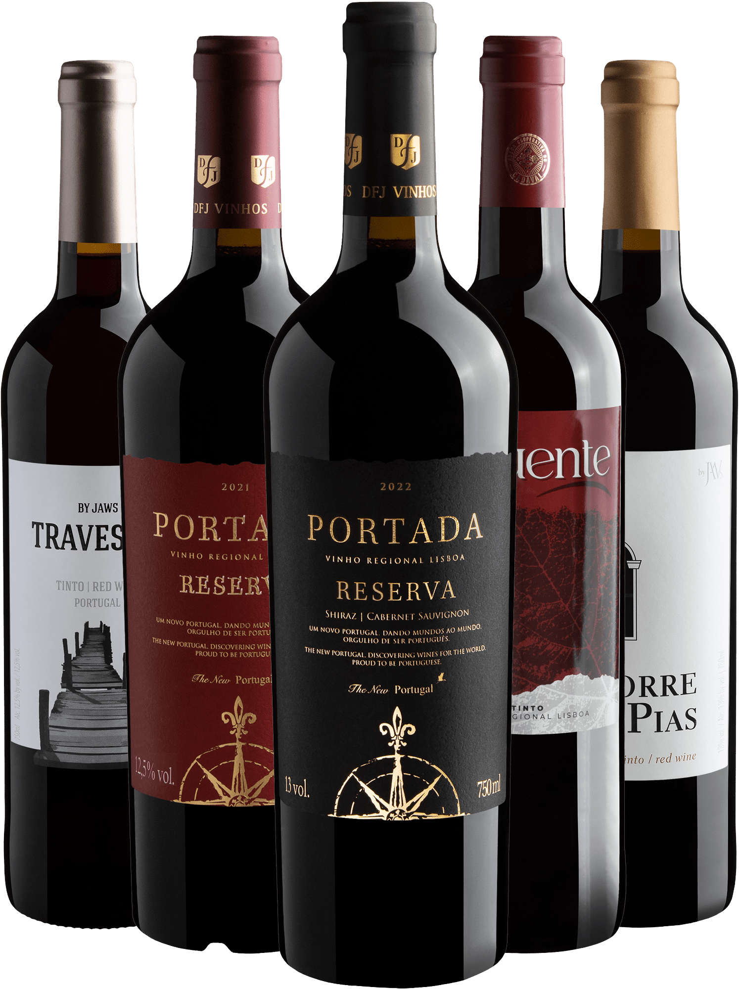 Kit Seleção de Portugal | 5 garrafas por R$54,90 cada