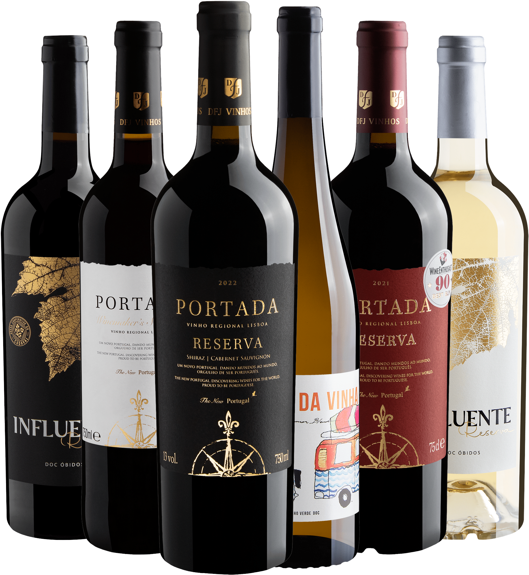 Kit Portugueses Premium | 6 garrafas por R$72,90 cada