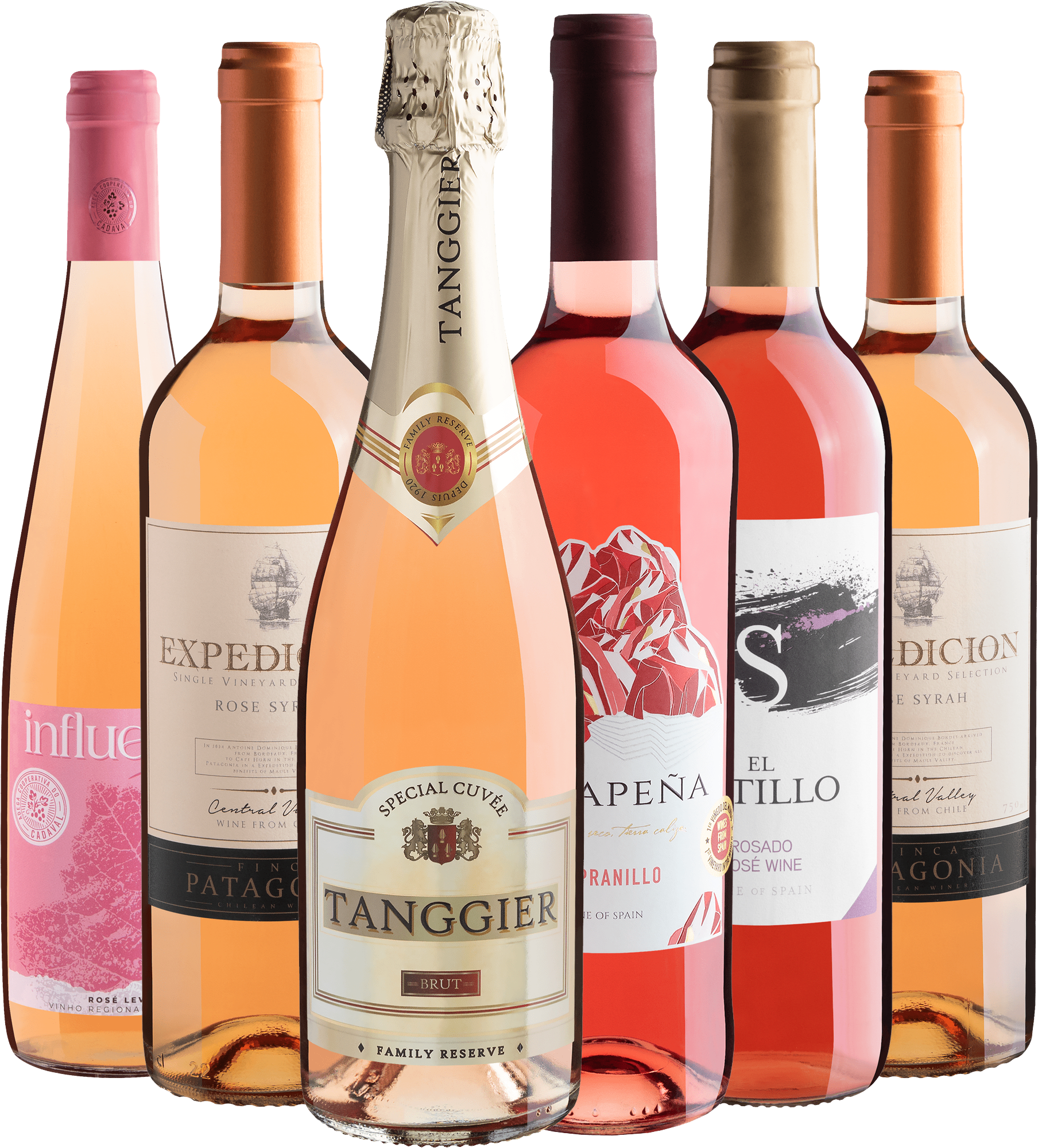 Kit Vinhos Refrescantes com Tanggier Brut Rosé | 6 garrafas por R$27,90 cada
