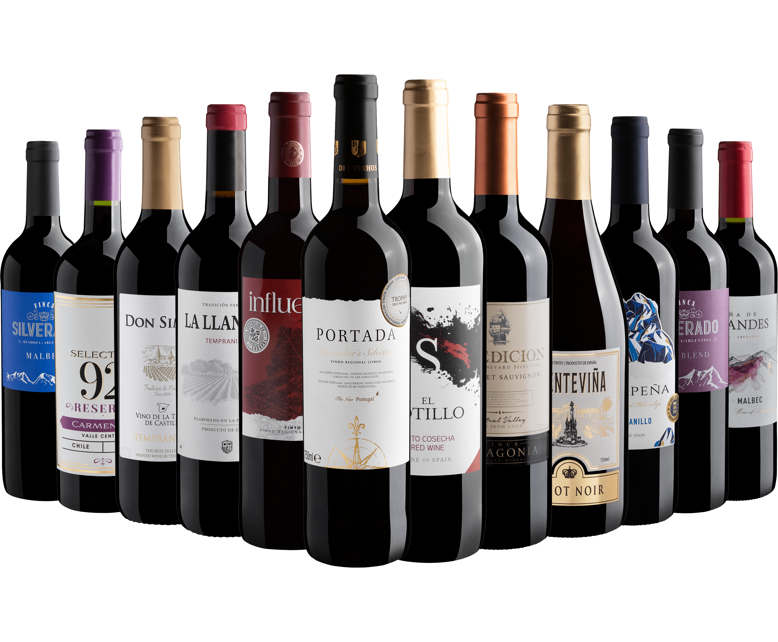 Kit 12 Tintos com Portada Winemaker’s por R$29,90 cada garrafa