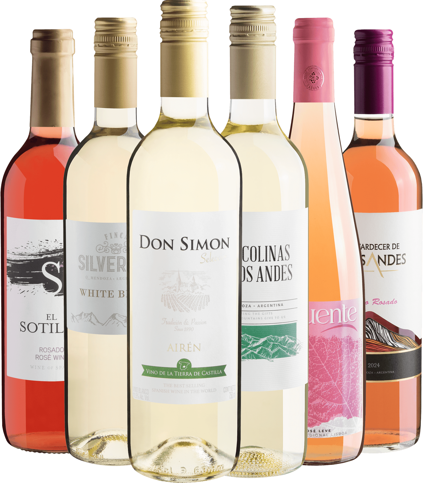 Kit Vinhos Refrescantes | 6 garrafas por R$28,90 cada