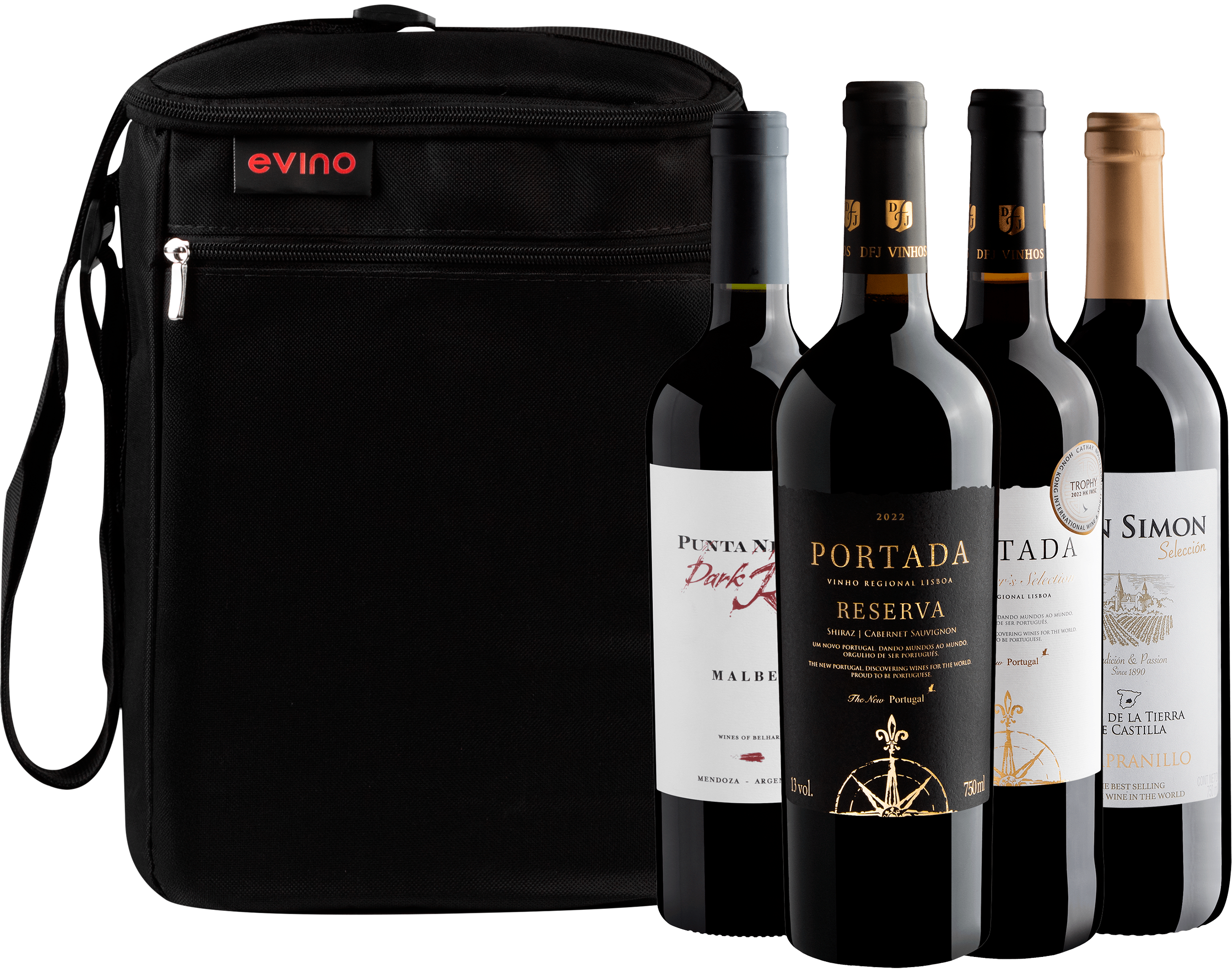 Kit 4 Clássicos da Evino + Bolsa Exclusiva