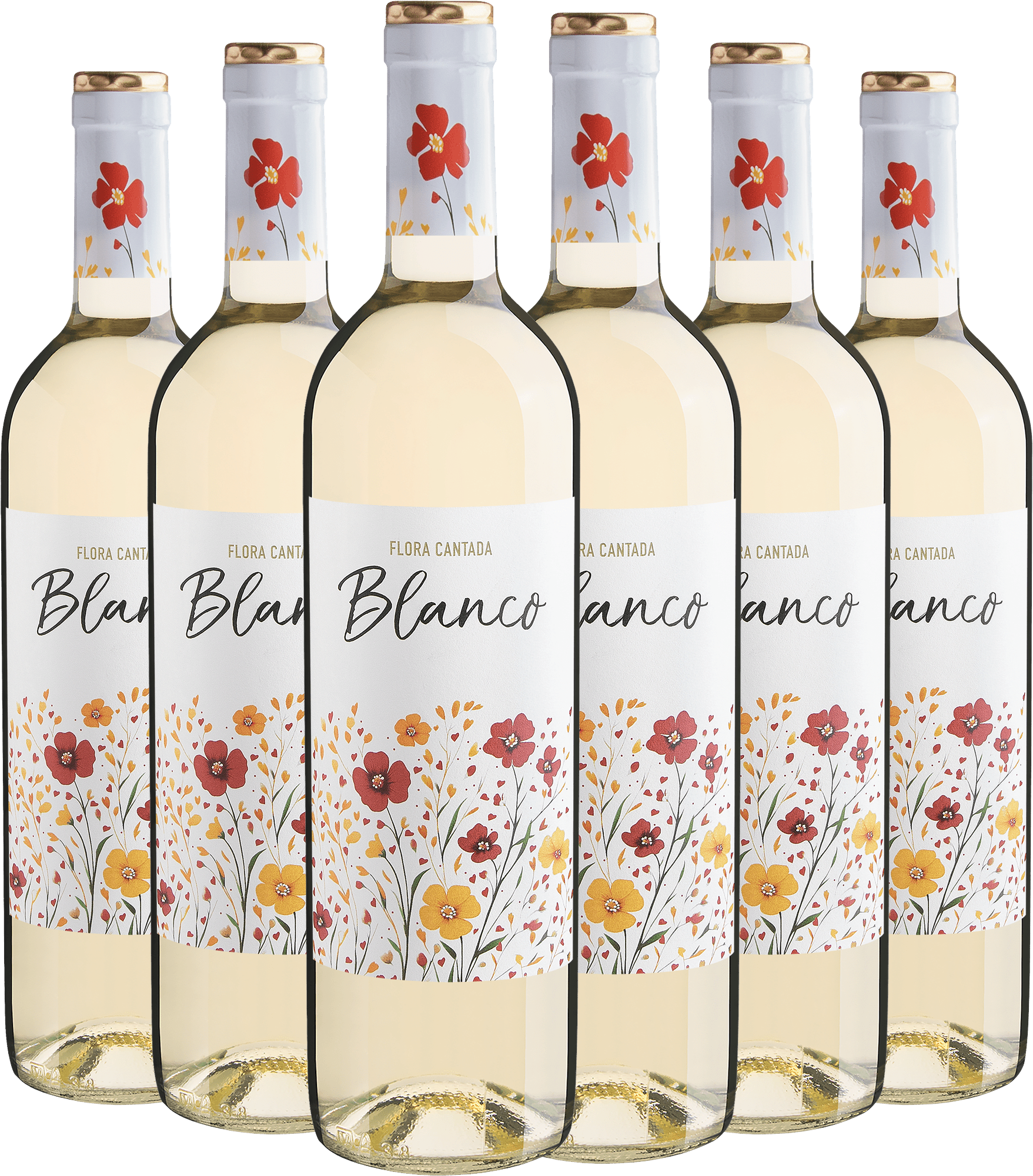 Kit 6 Flora Cantada Blanco