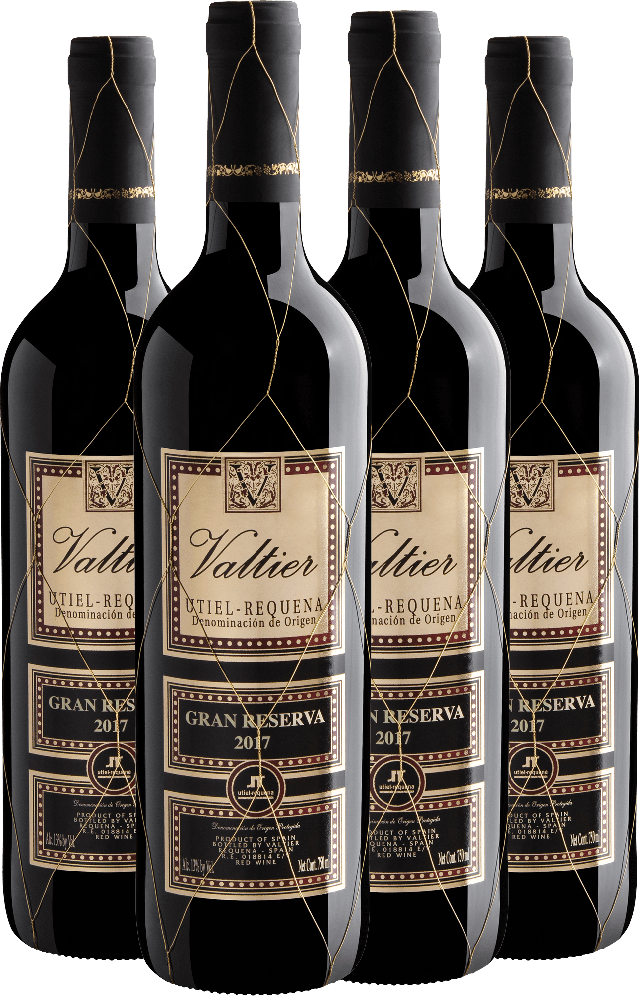 Kit 4 Valtier Gran Reserva Utiel-Requena DOP por R$99,90 cada garrafa