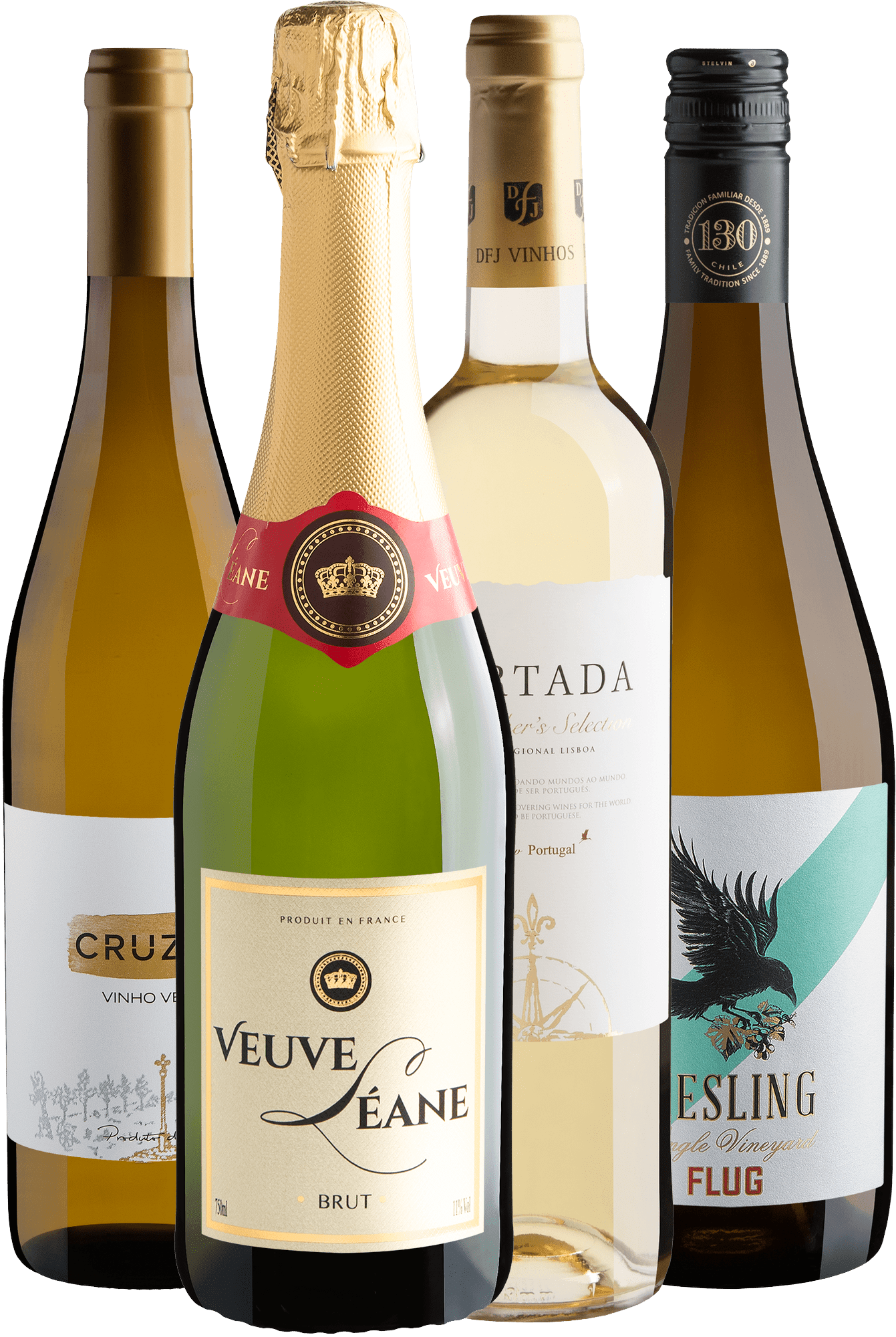 Kit Vinhos Refrescantes com Espumante | 4 garrafas por R$56,90 cada