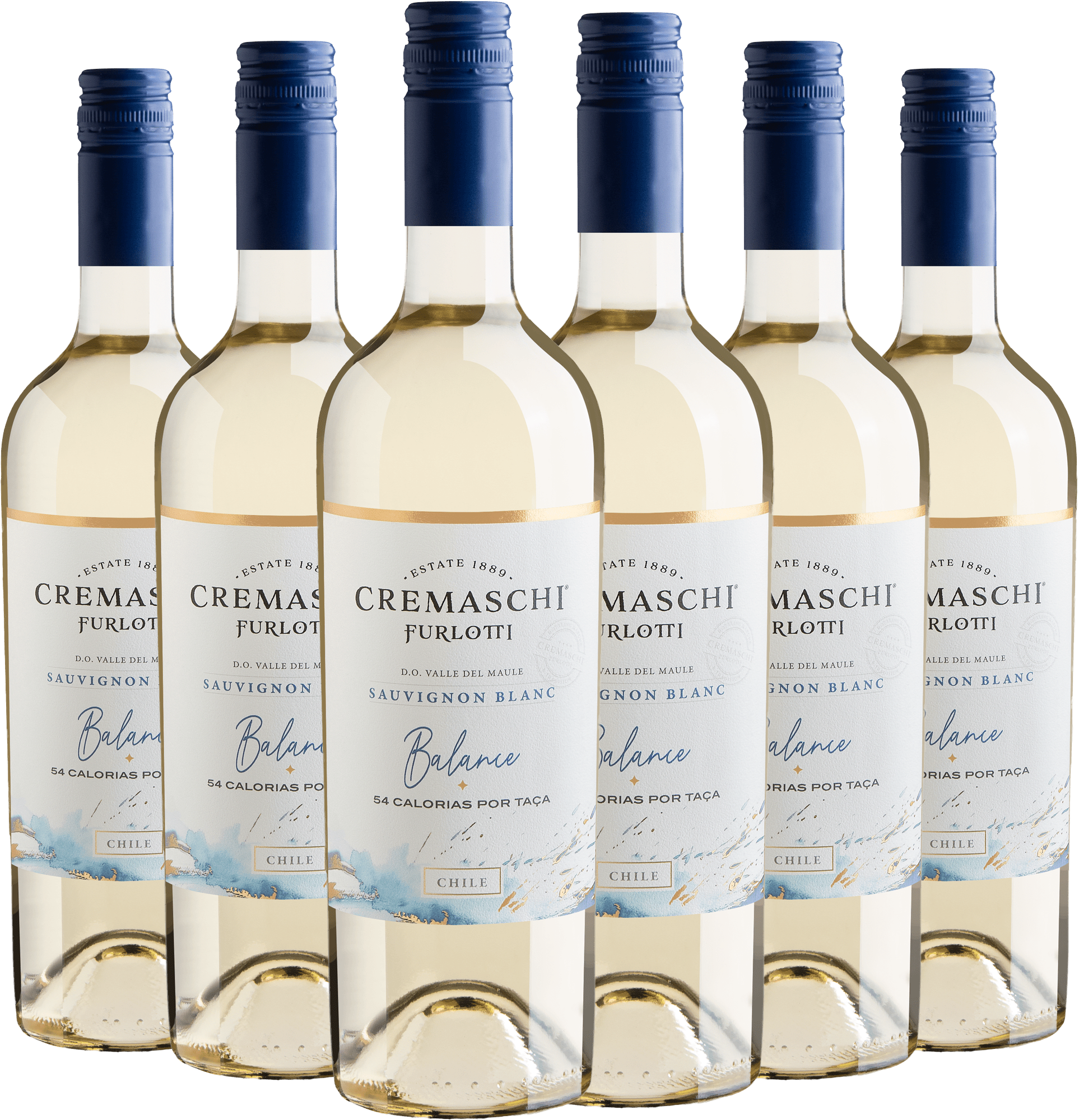 Kit 6 Cremaschi Furlotti Balance Sauvignon Blanc Valle del Maule D.O.  