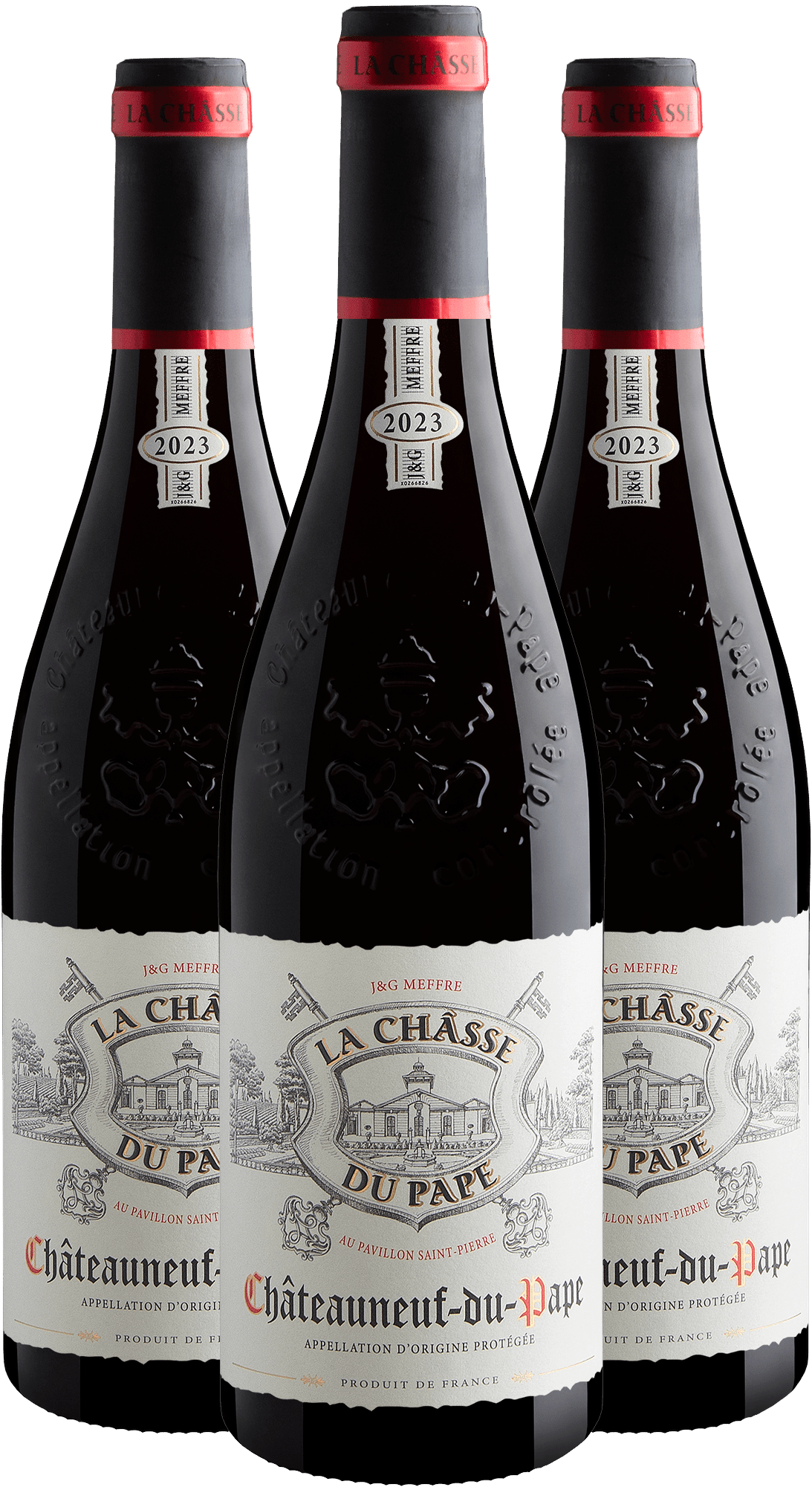 Kit 3 La Châsse du Pape Châteauneuf-du-Pape AOP 