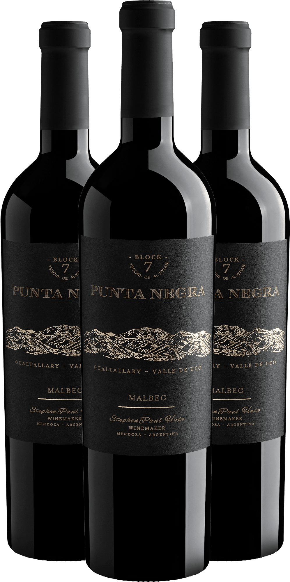 Kit 3 Punta Negra Block 7