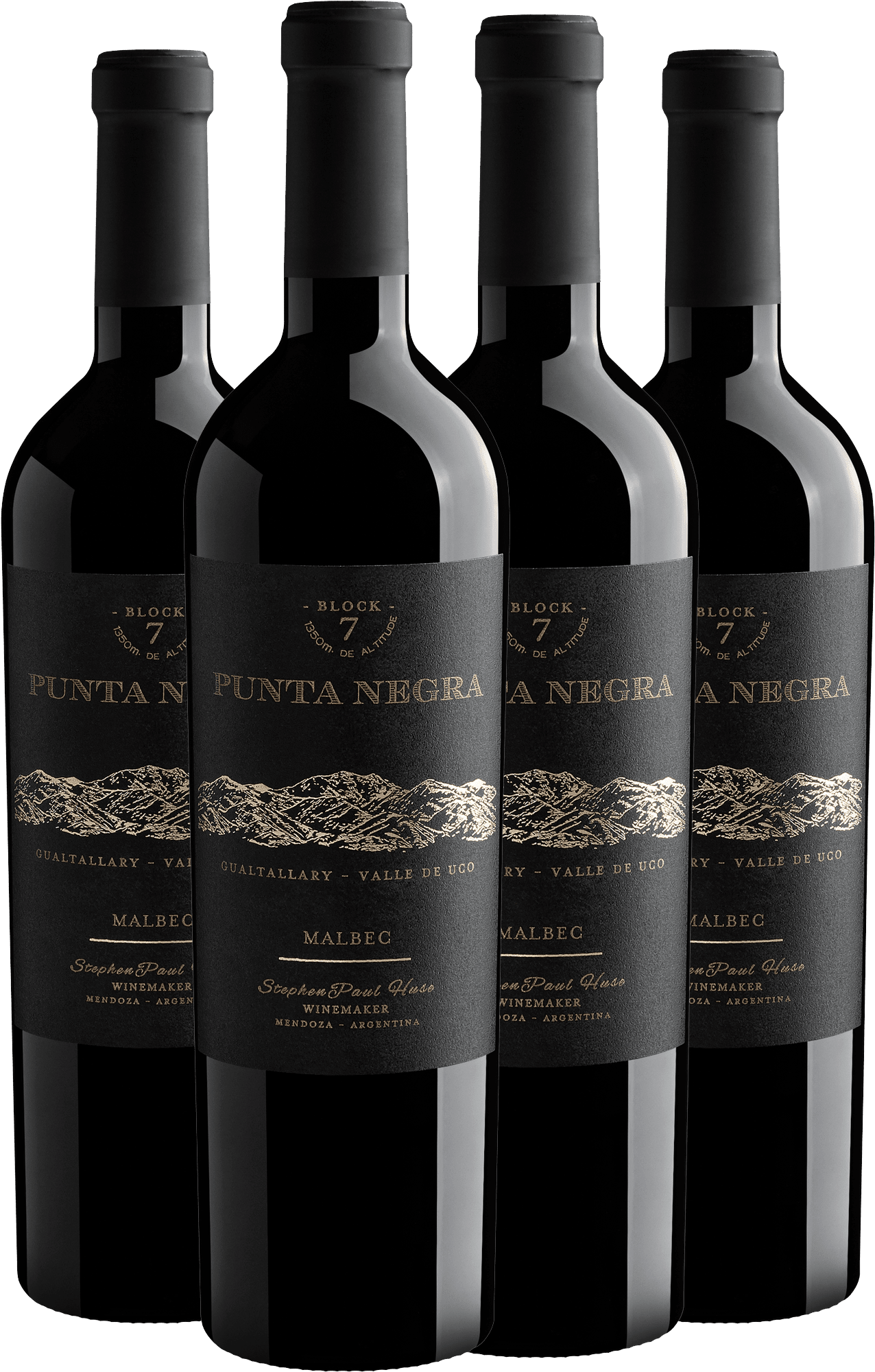Kit 4 Punta Negra Block 7 por R$79,90 cada garrafa